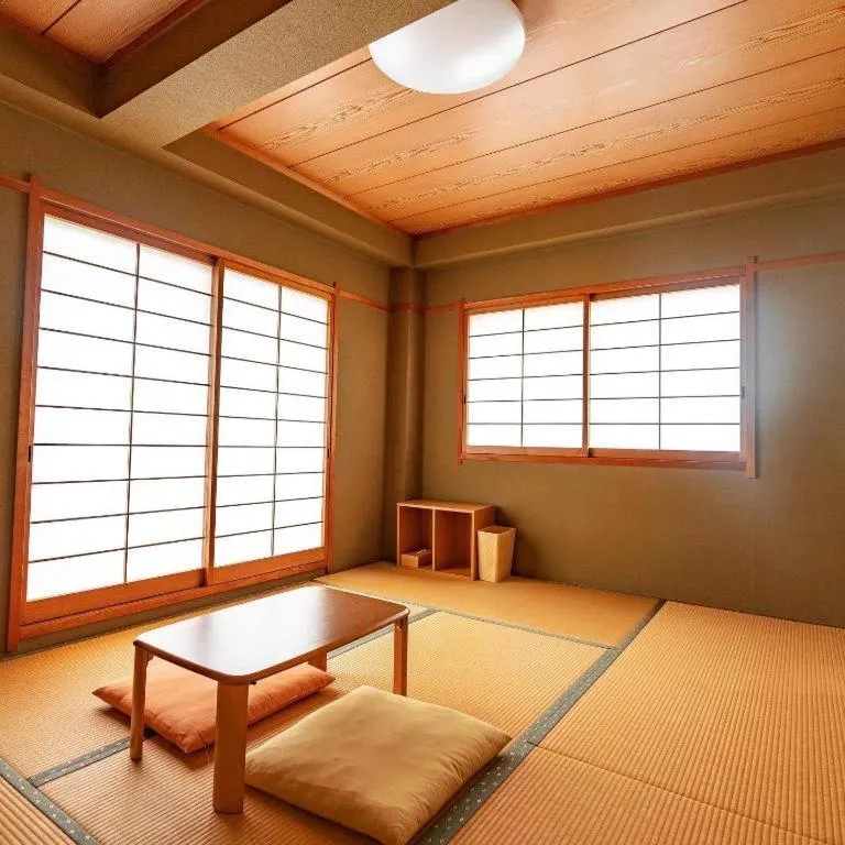 Bed in Ryokan Kasuga