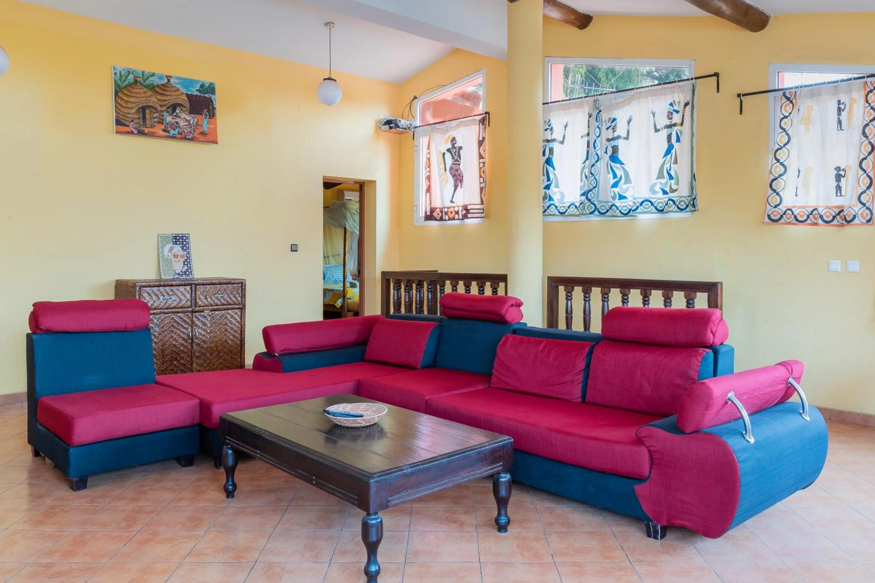 Living room in Aparthotel Jardin Tropical