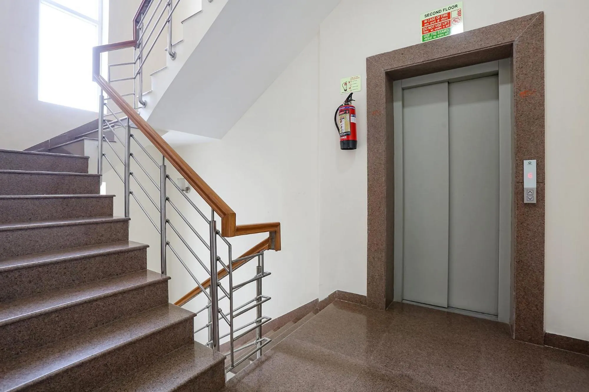 elevator in FabHotel New Journey Hospitality Near MG Road & Sikanderpur Metro