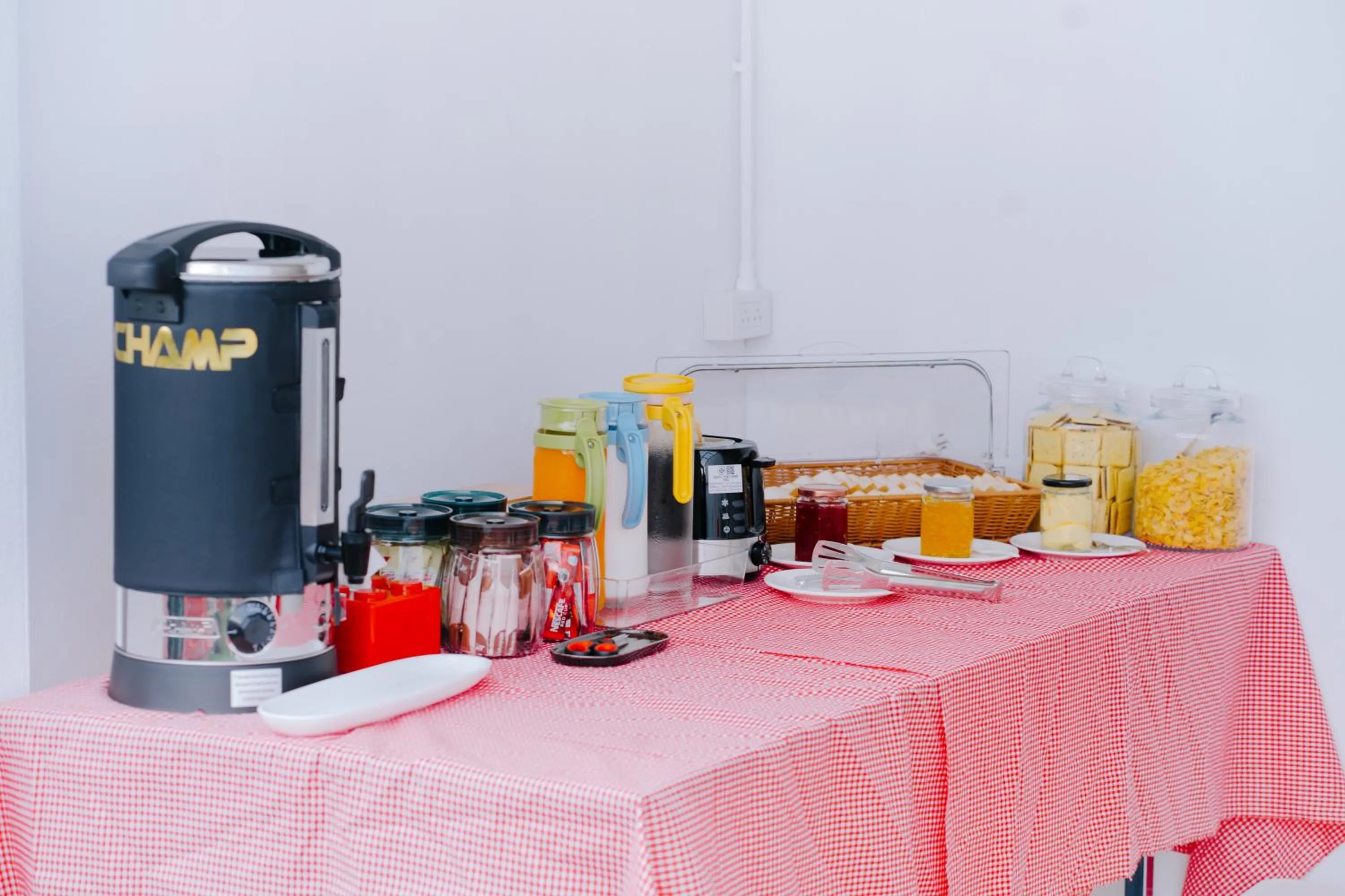 Continental breakfast in B&B Chiangrai