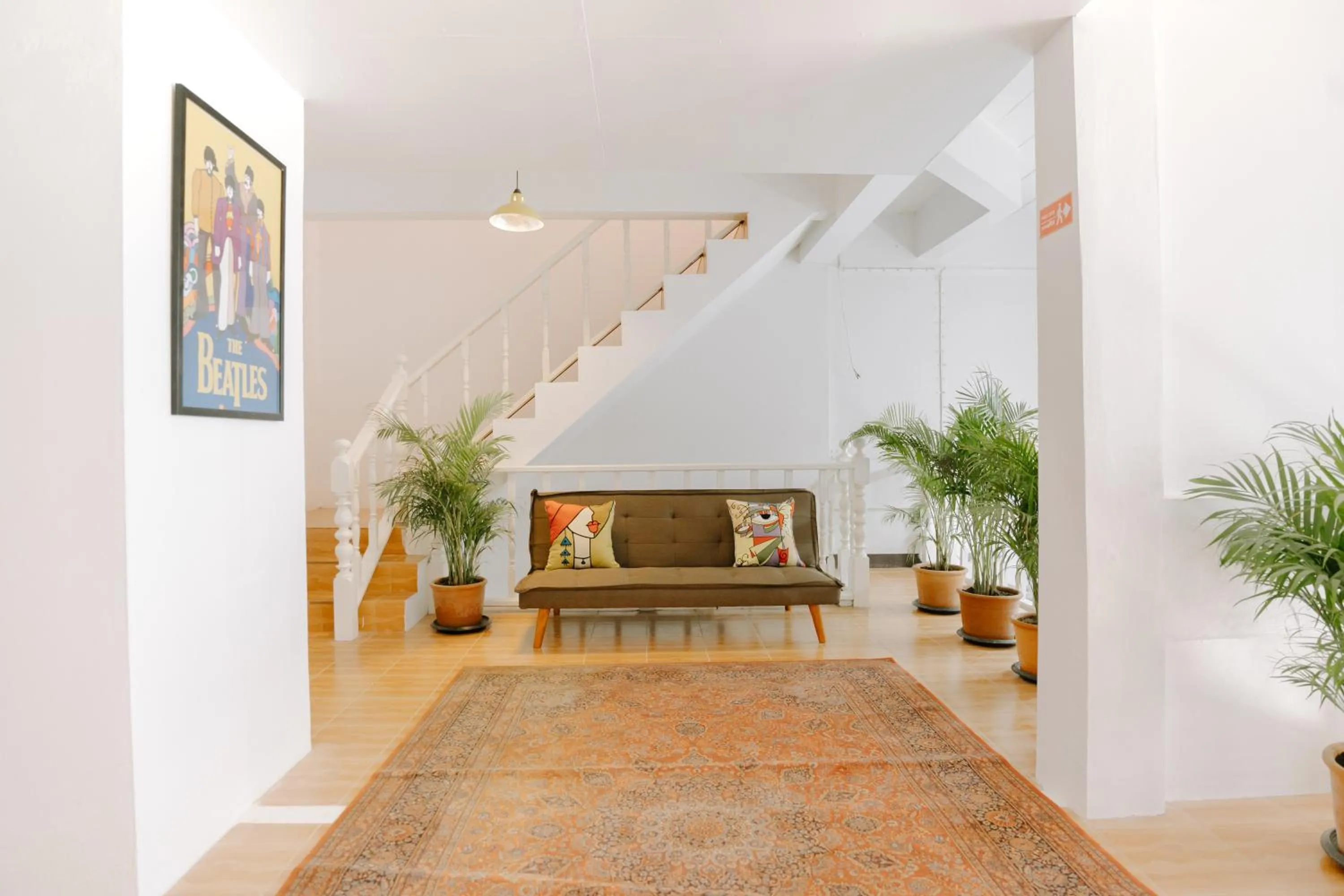 Seating area in B&B Chiangrai