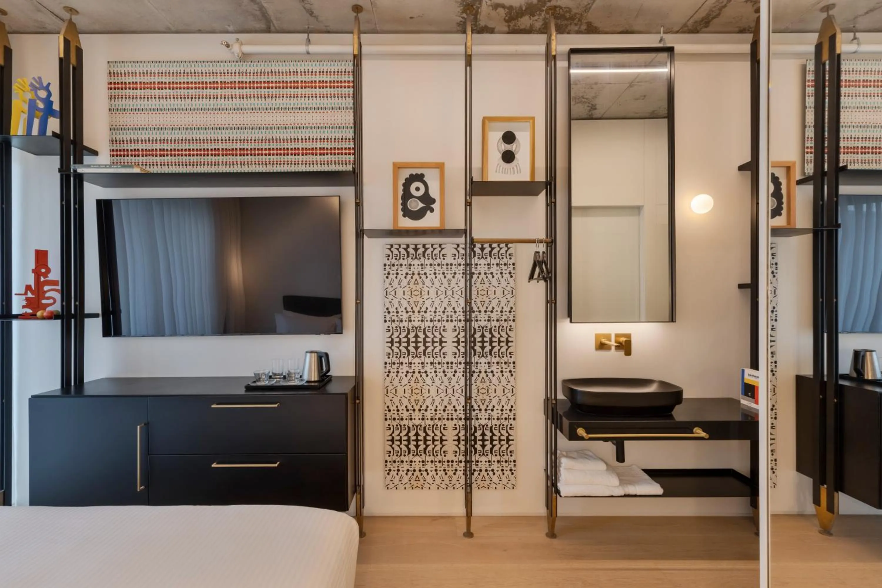 Bedroom, Bed in Gymnasia Isrotel, a Tribute Portfolio Hotel