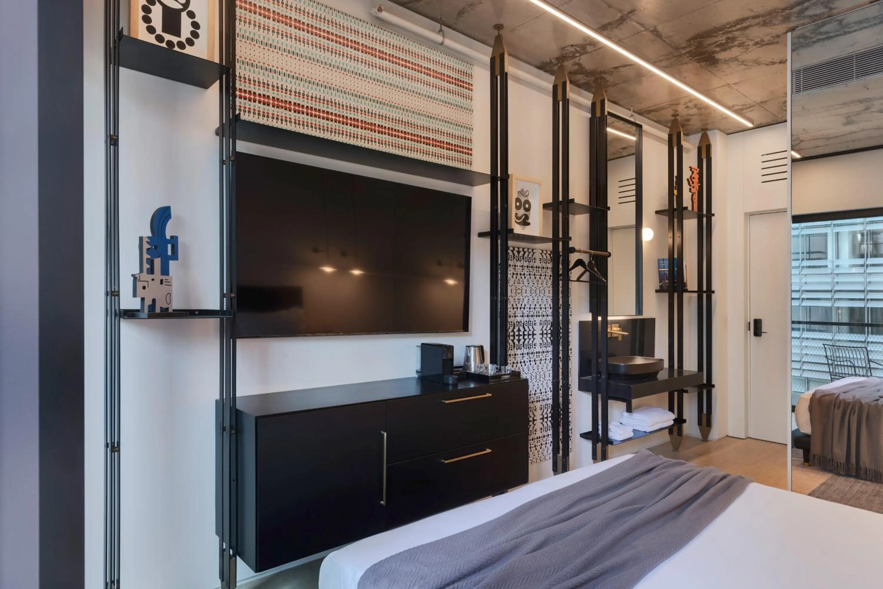 Bedroom, Bed in Gymnasia Isrotel, a Tribute Portfolio Hotel