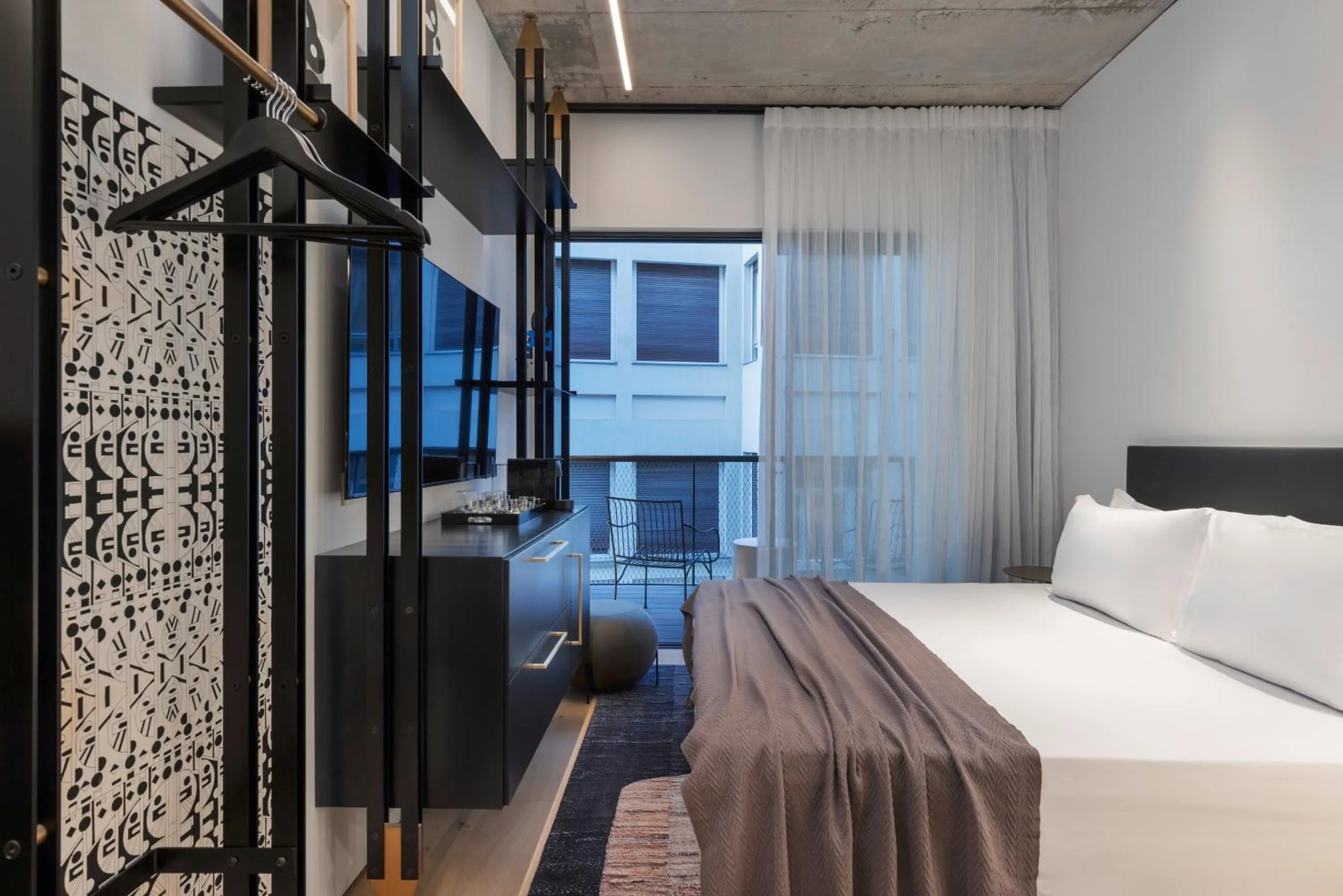 Bedroom, Bed in Gymnasia Isrotel, a Tribute Portfolio Hotel