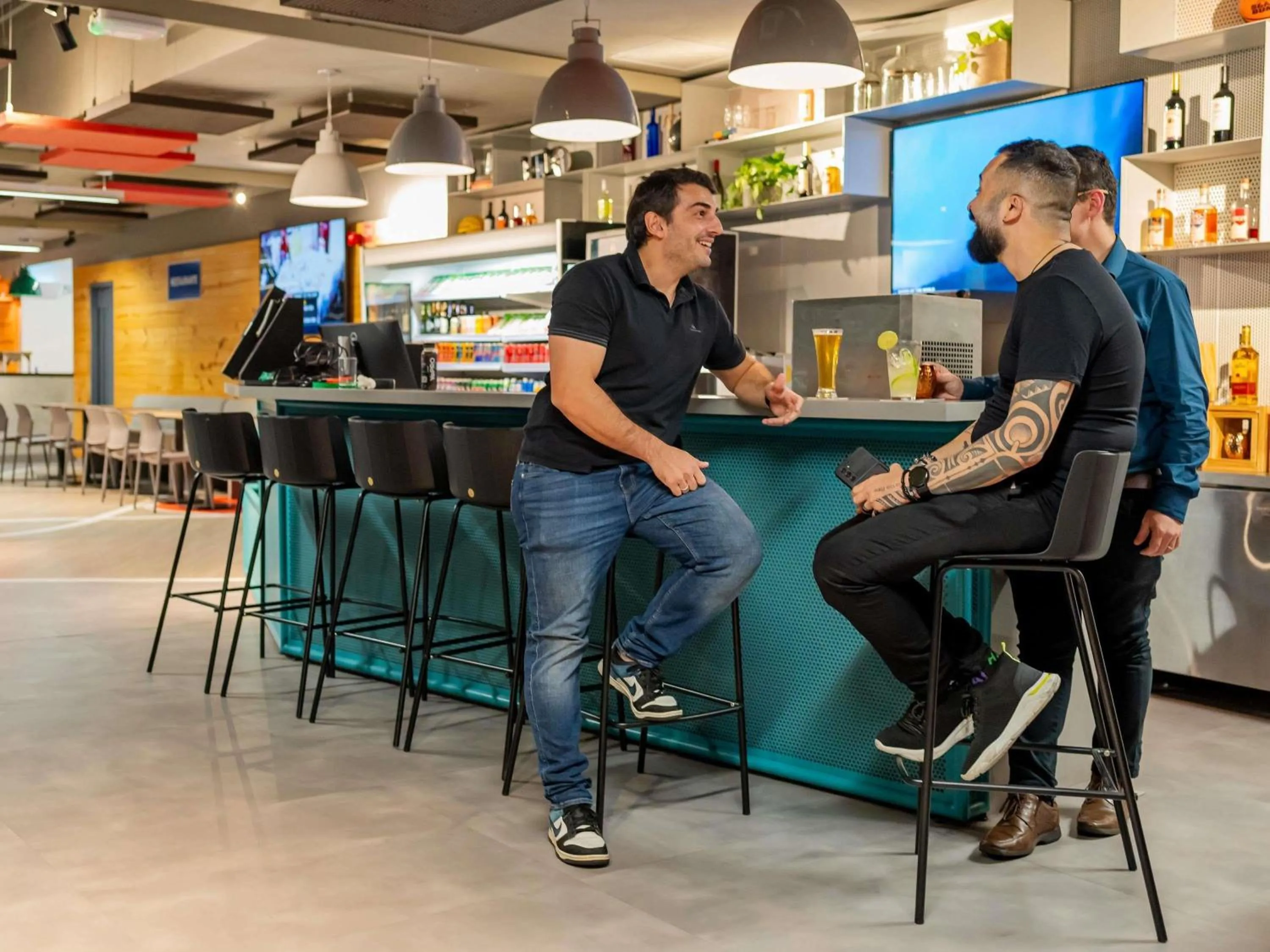 Lounge or bar in Ibis Budget Guarulhos Aeroporto