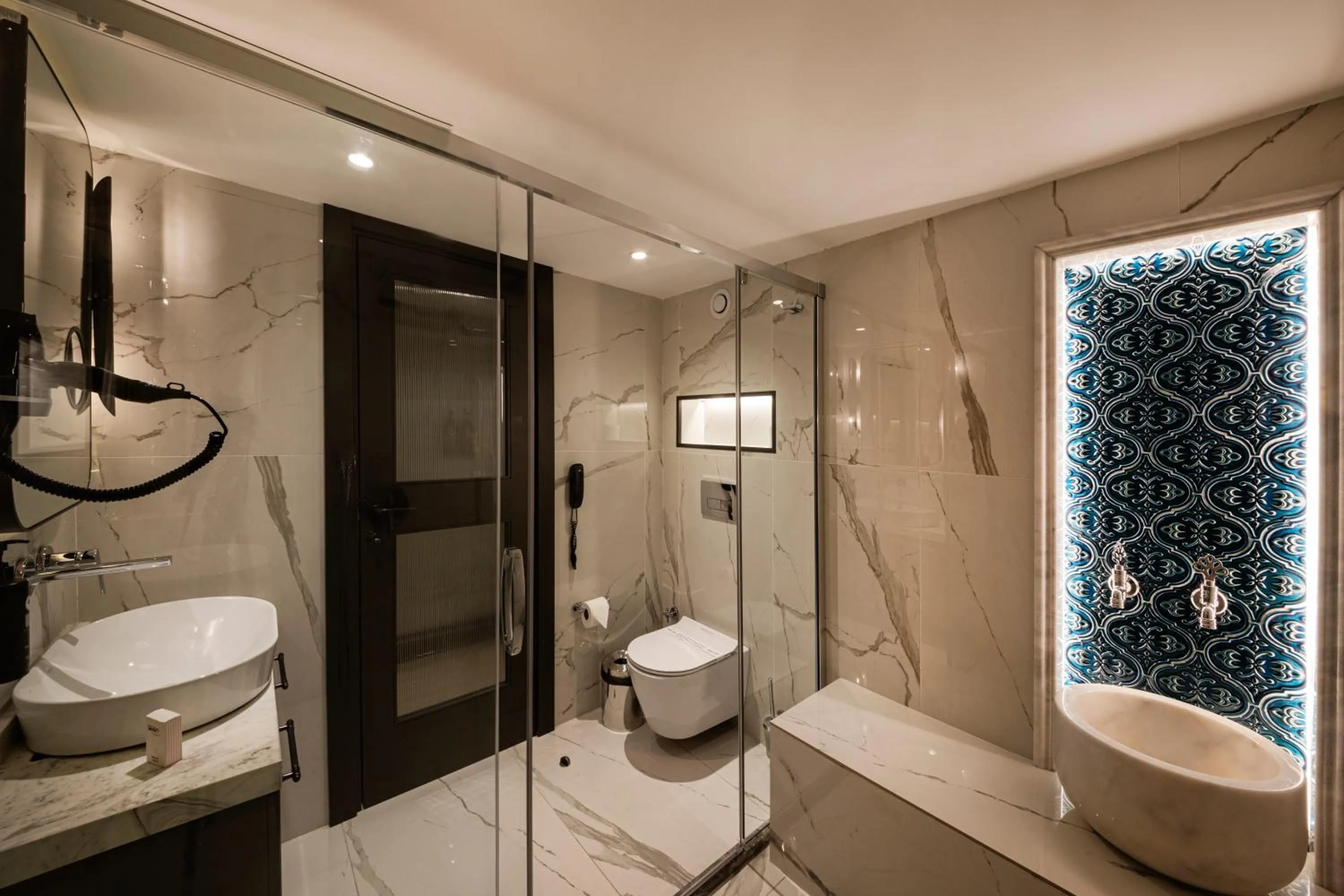 Bathroom in Levni Istanbul Hotel Handwritten Collection by ACCOR