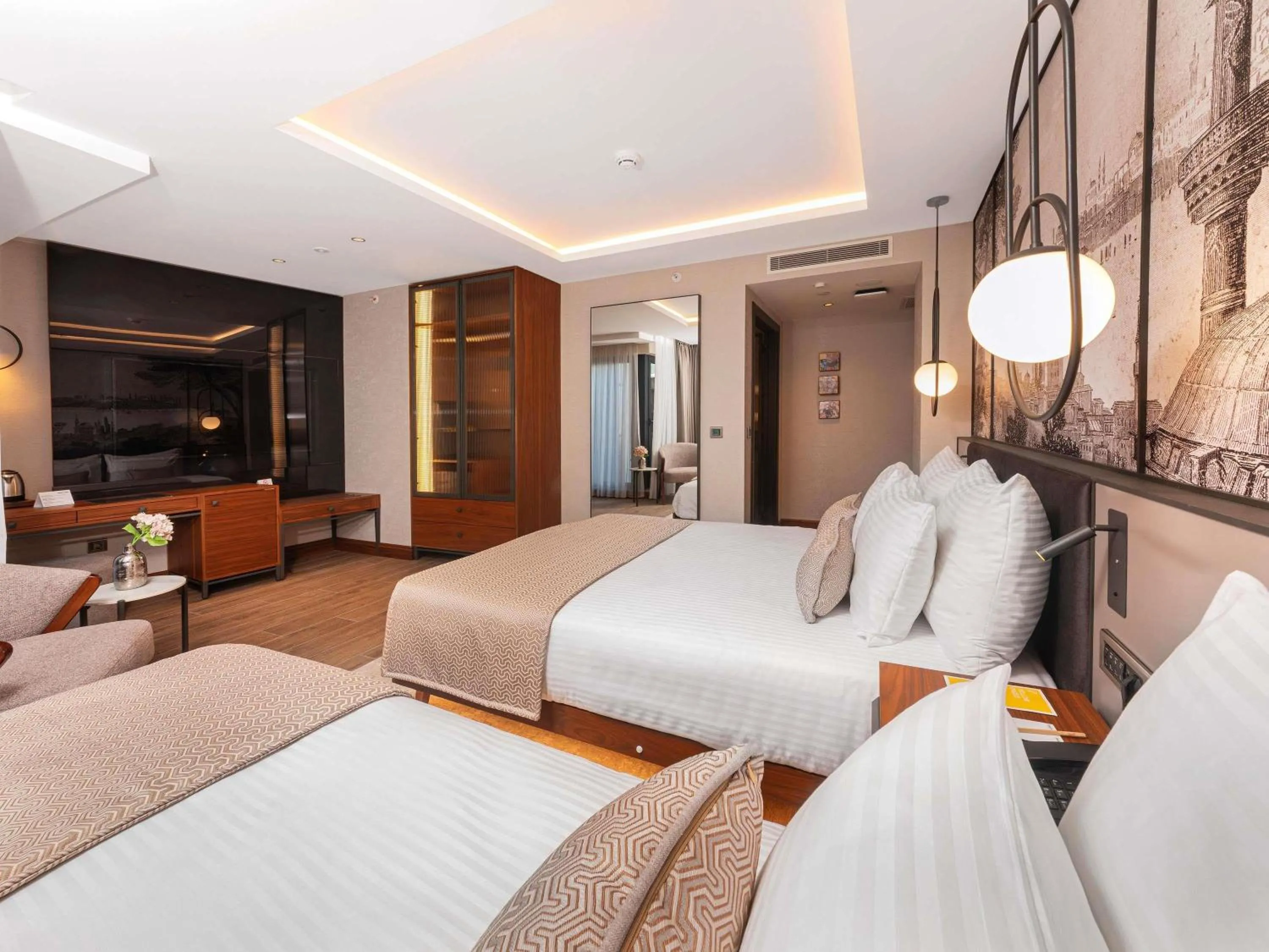 Bedroom, Bed in Levni Istanbul Hotel Handwritten Collection by ACCOR