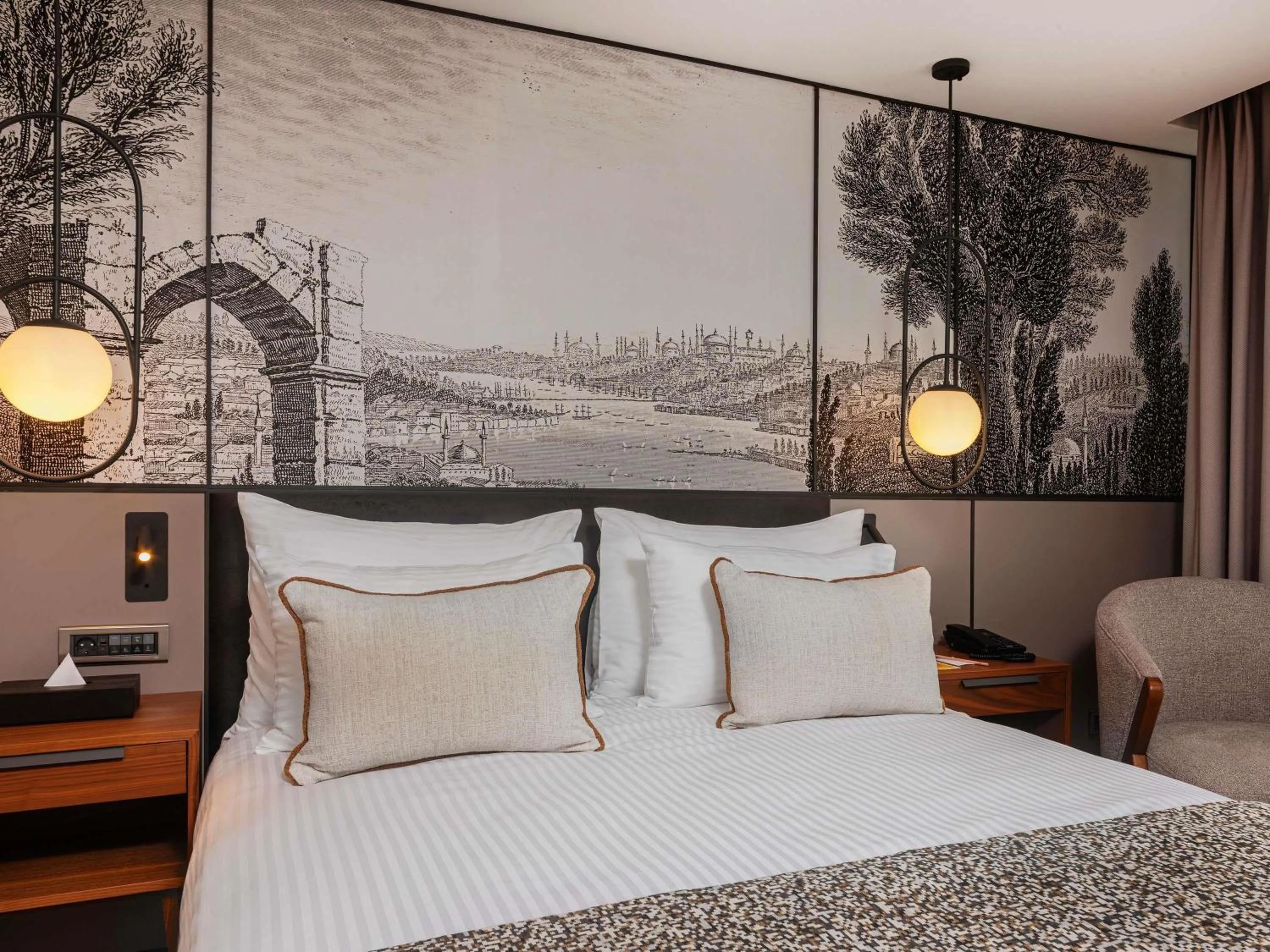 Bedroom, Bed in Levni Istanbul Hotel Handwritten Collection by ACCOR