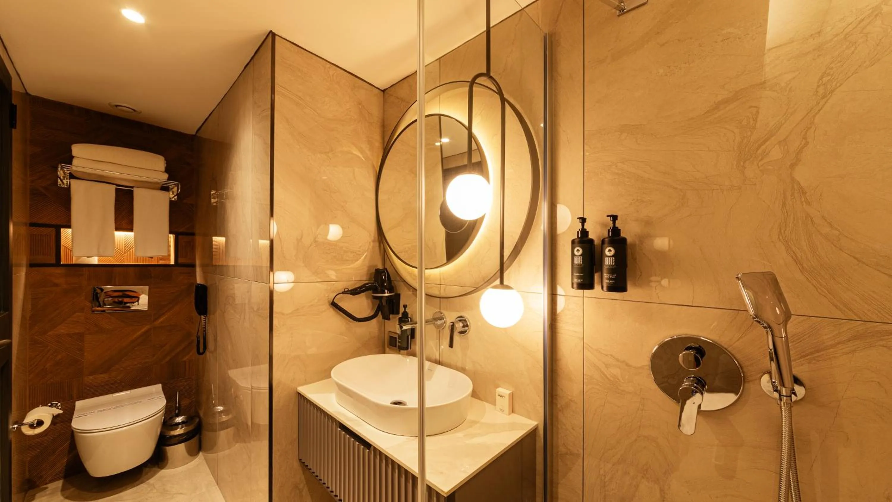Shower in Levni Istanbul Hotel Handwritten Collection by ACCOR