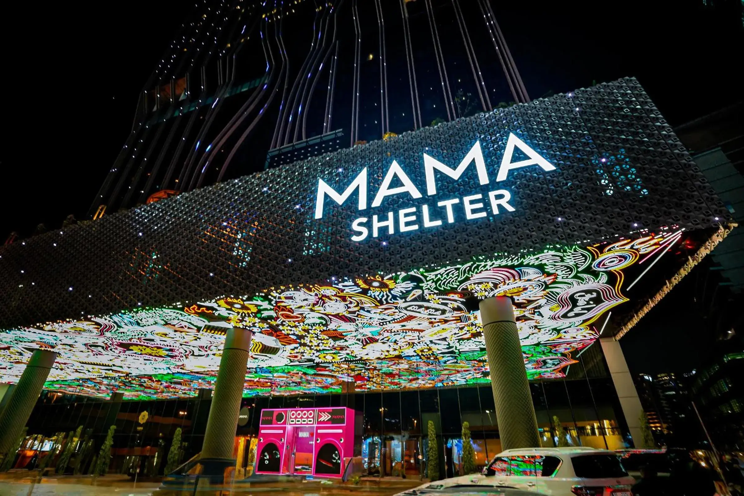 Property building in Mama Shelter Dubai Property building in Mama Shelter Dubai