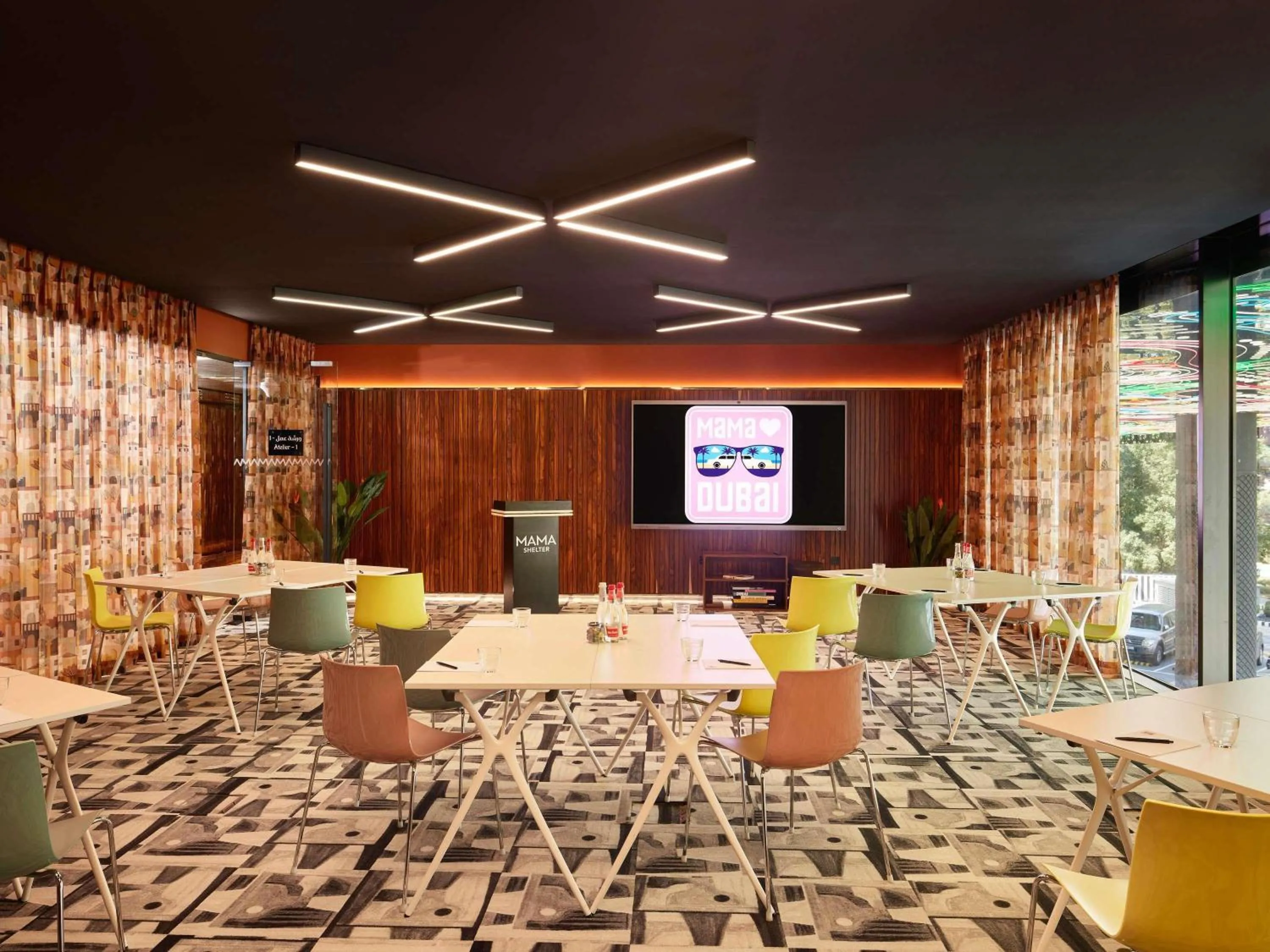 Meeting/conference room in Mama Shelter Dubai