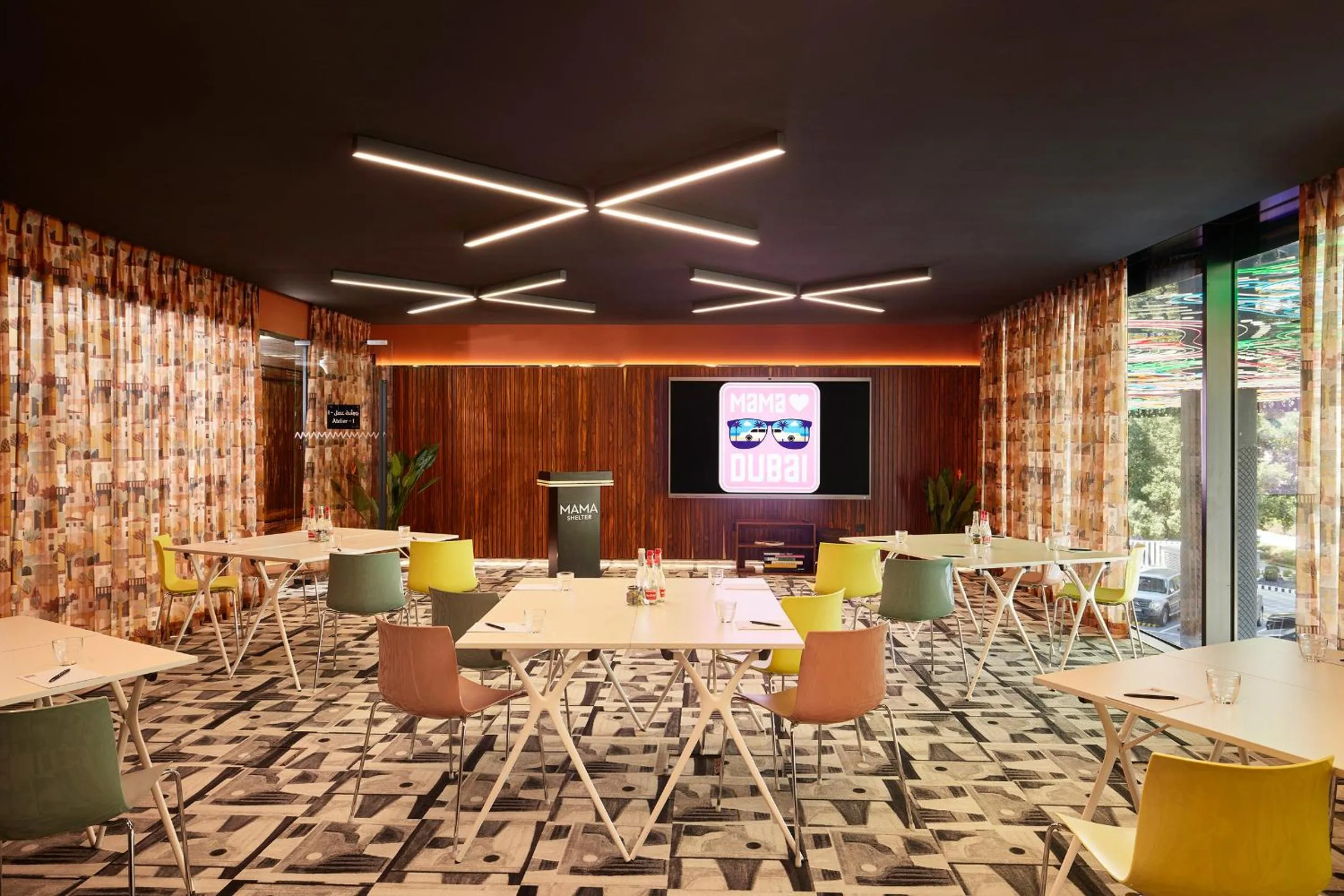 Meeting/conference room in Mama Shelter Dubai
