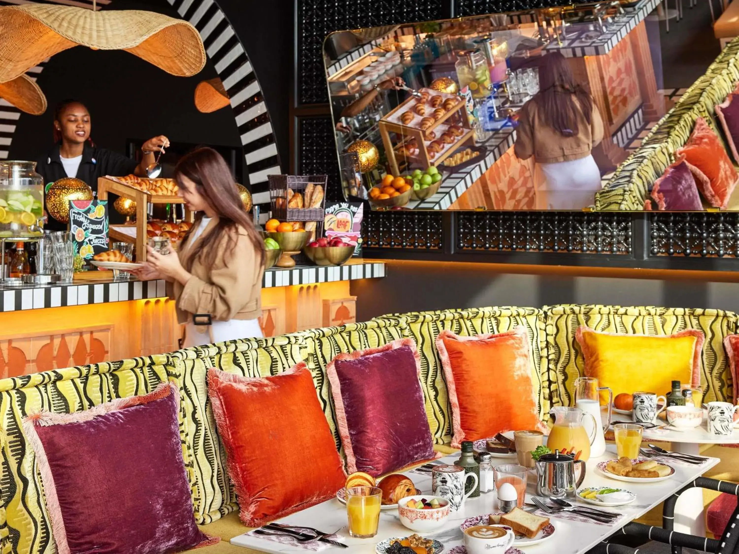 Breakfast in Mama Shelter Dubai Breakfast in Mama Shelter Dubai