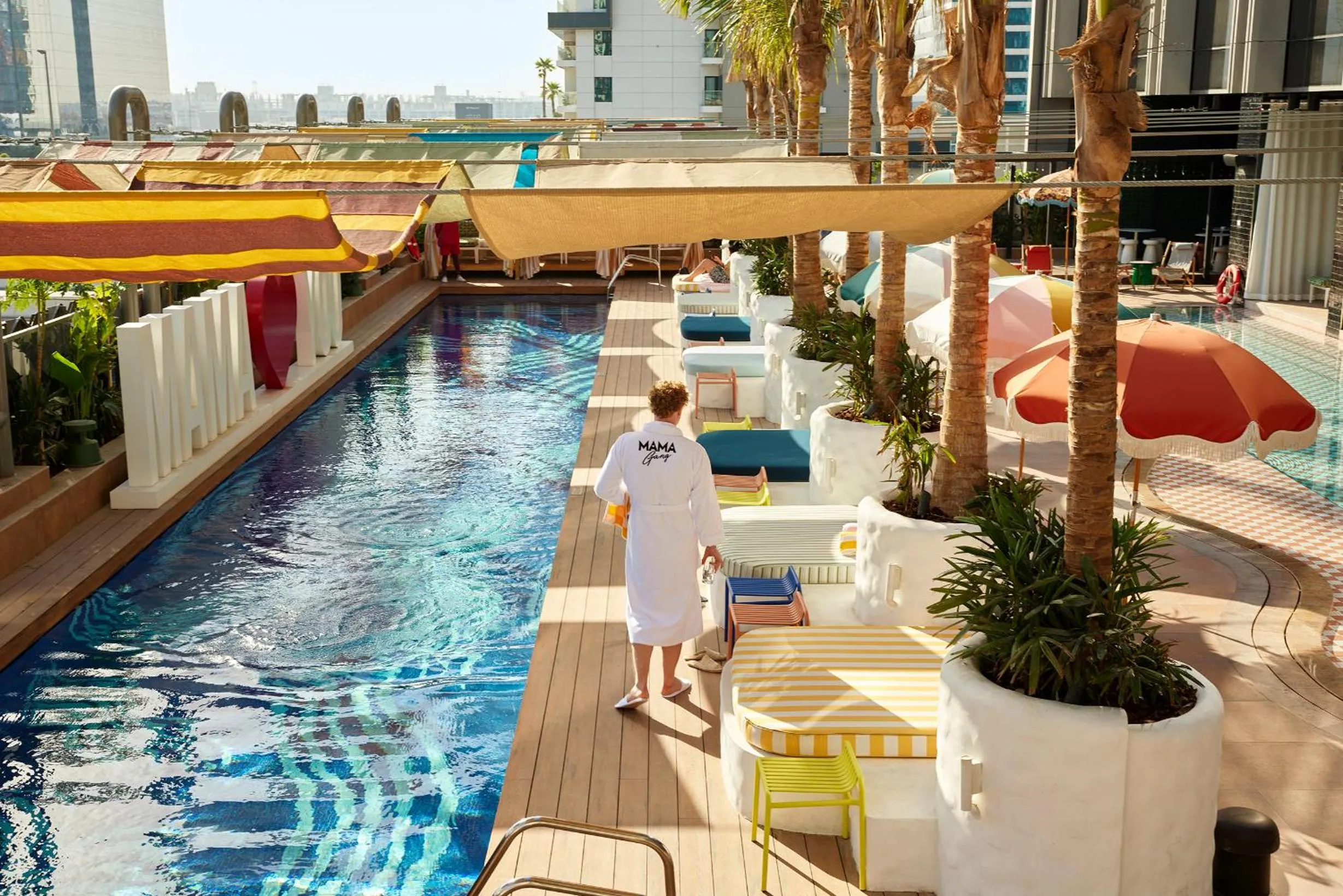 Swimming pool in Mama Shelter Dubai