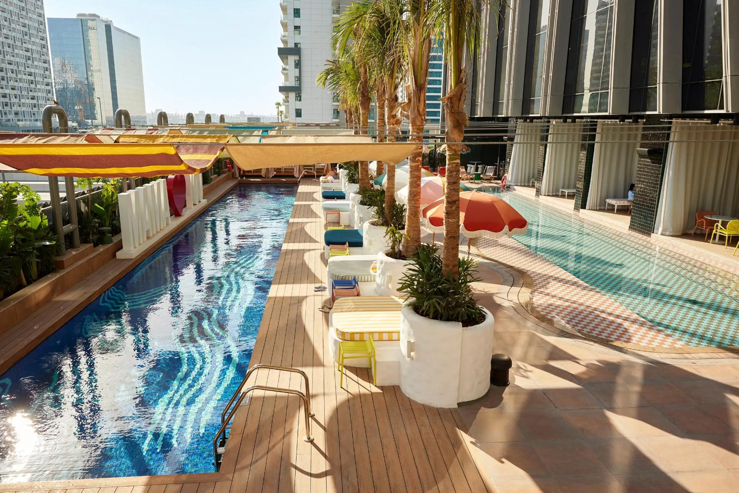 Swimming pool in Mama Shelter Dubai