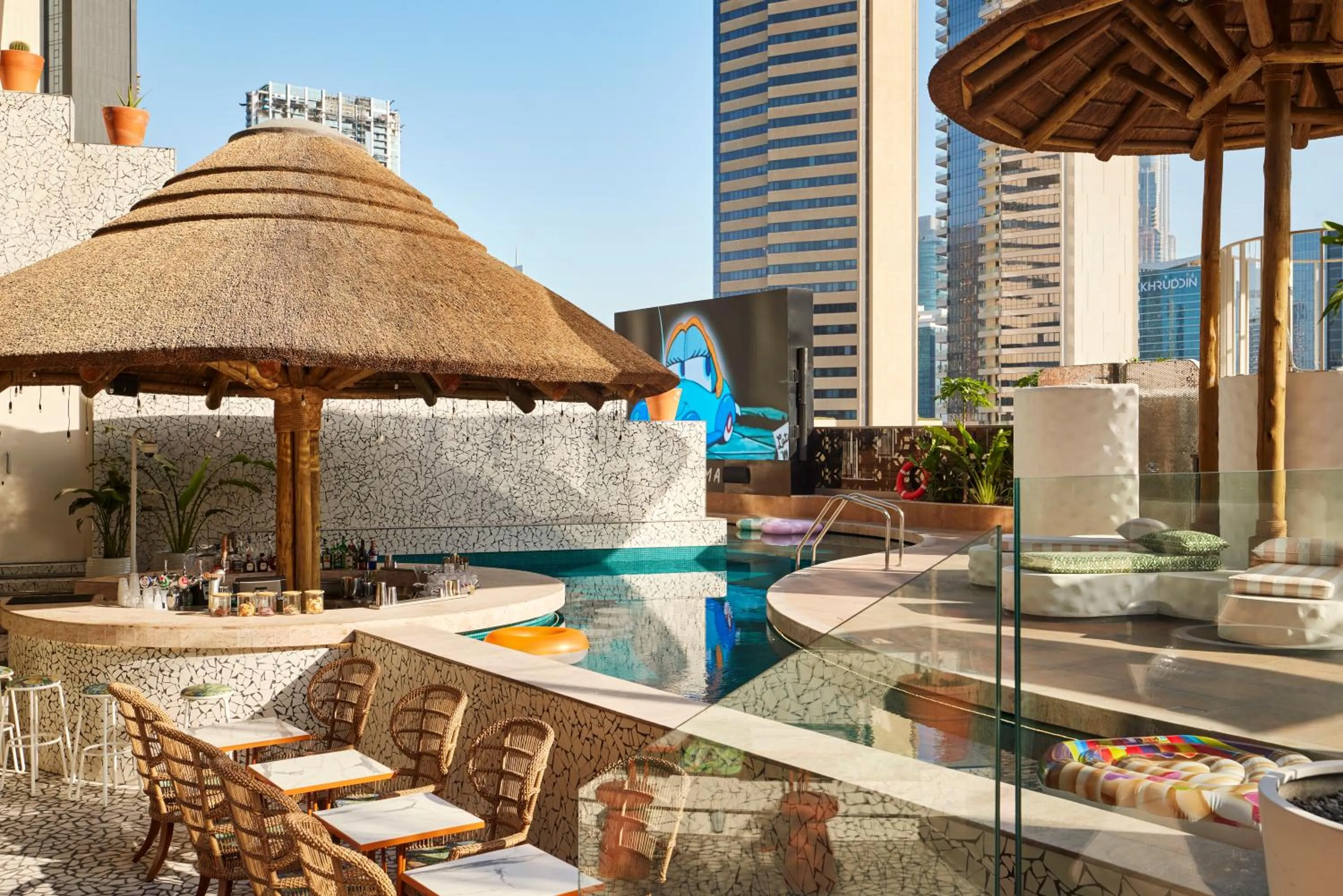 Swimming pool in Mama Shelter Dubai