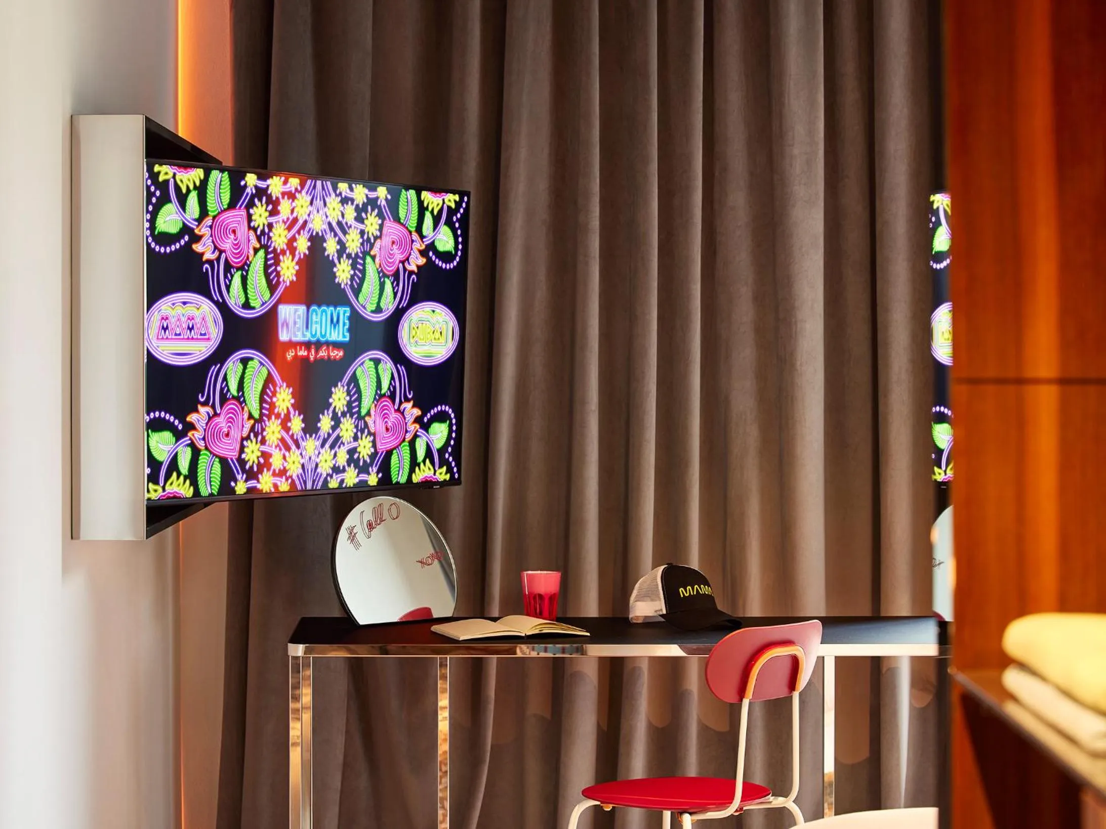 Toilet in Mama Shelter Dubai