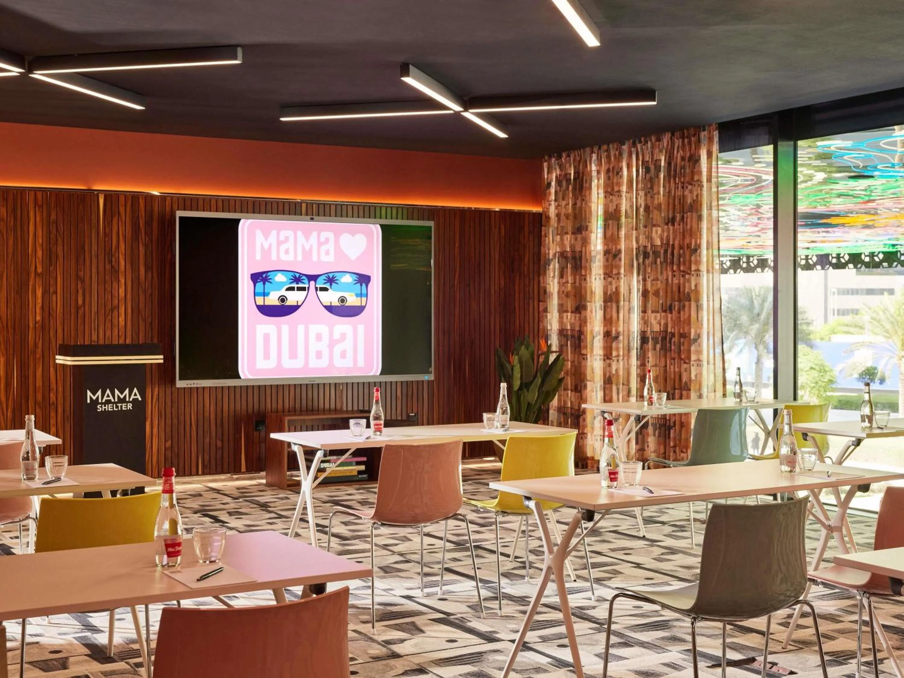 Meeting/conference room in Mama Shelter Dubai