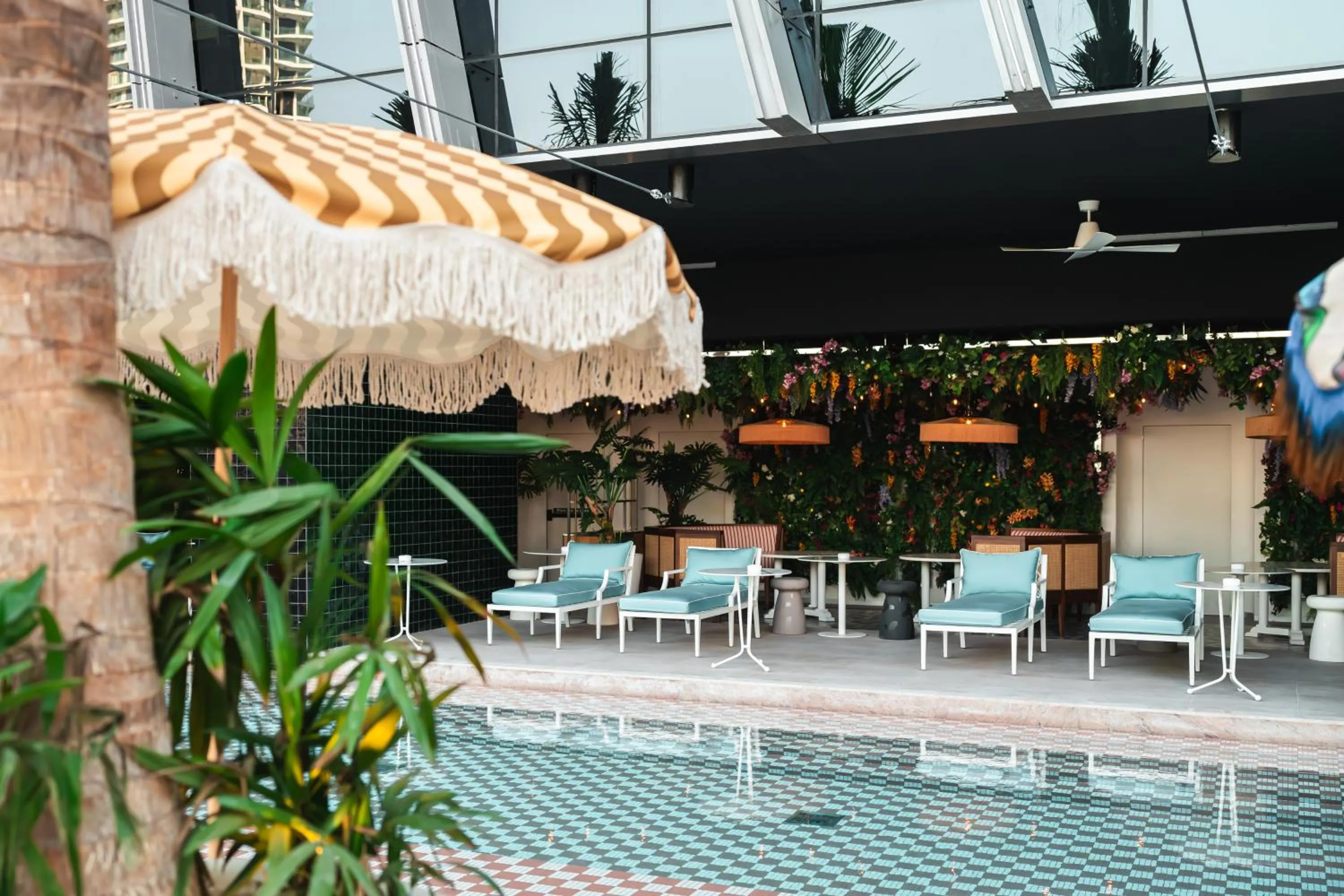 Pool view in Mama Shelter Dubai