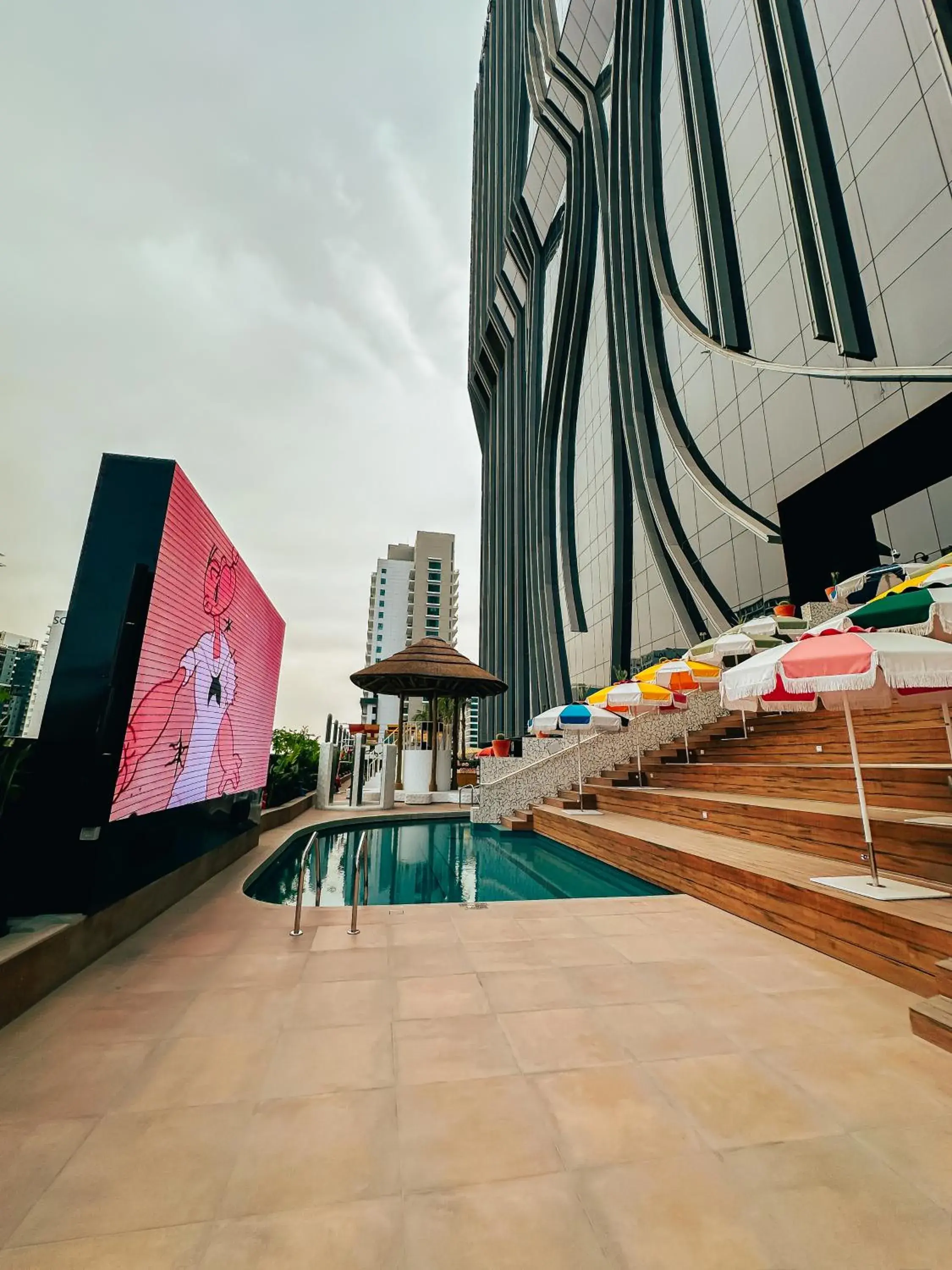 Swimming pool in Mama Shelter Dubai Swimming pool in Mama Shelter Dubai