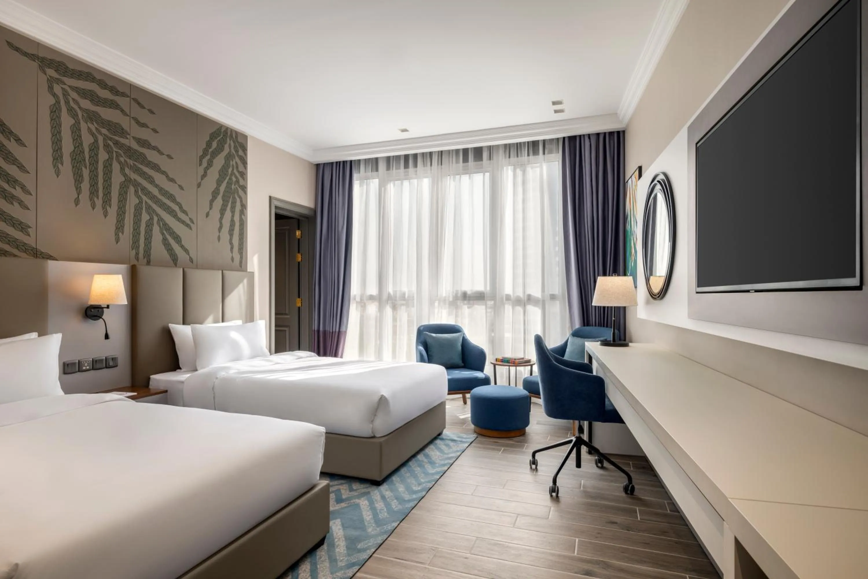 Bed in Mercure Riyadh Al Anoud