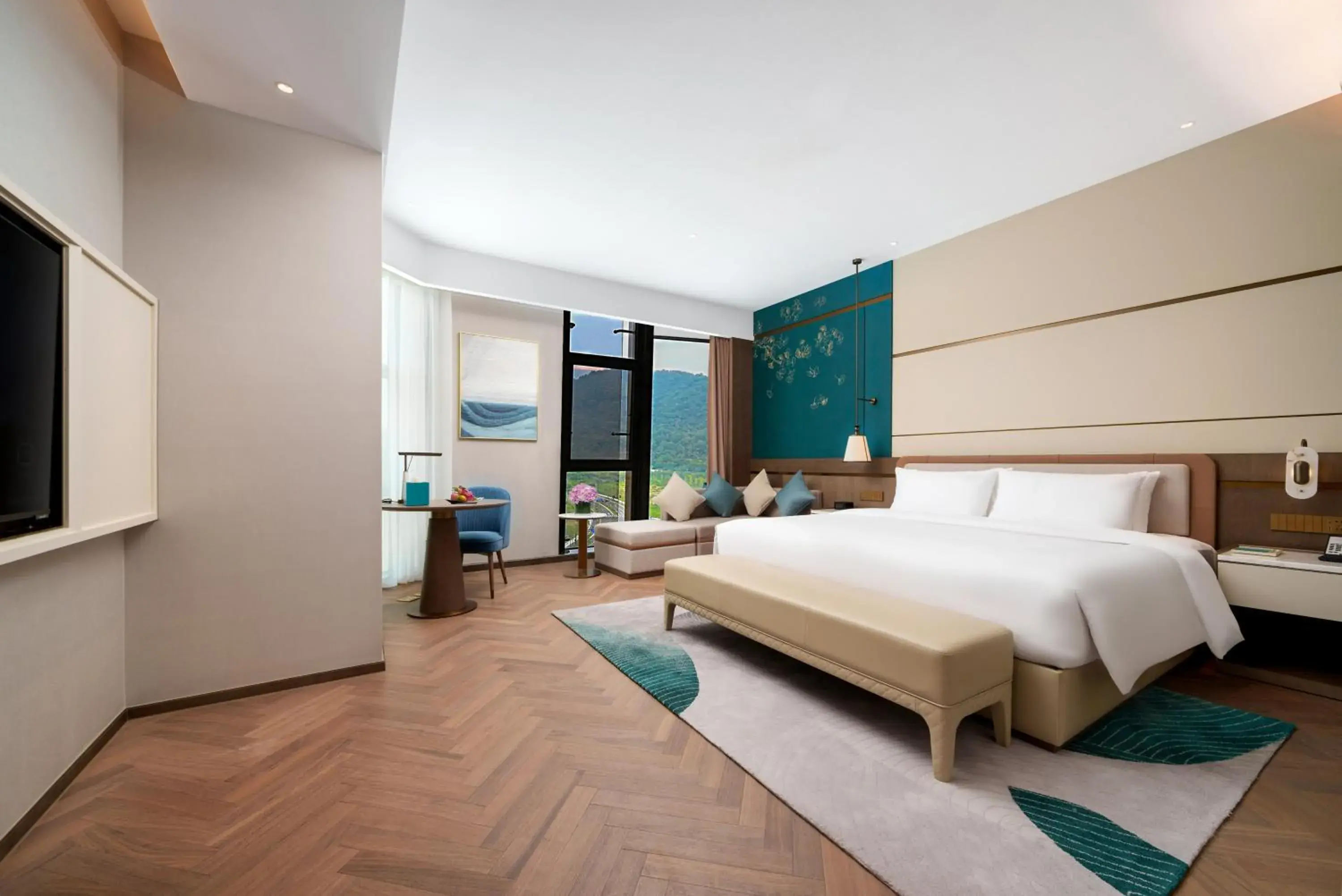 Bed in Grand Mercure Hangzhou Qingshan Lake Bed in Grand Mercure Hangzhou Qingshan Lake