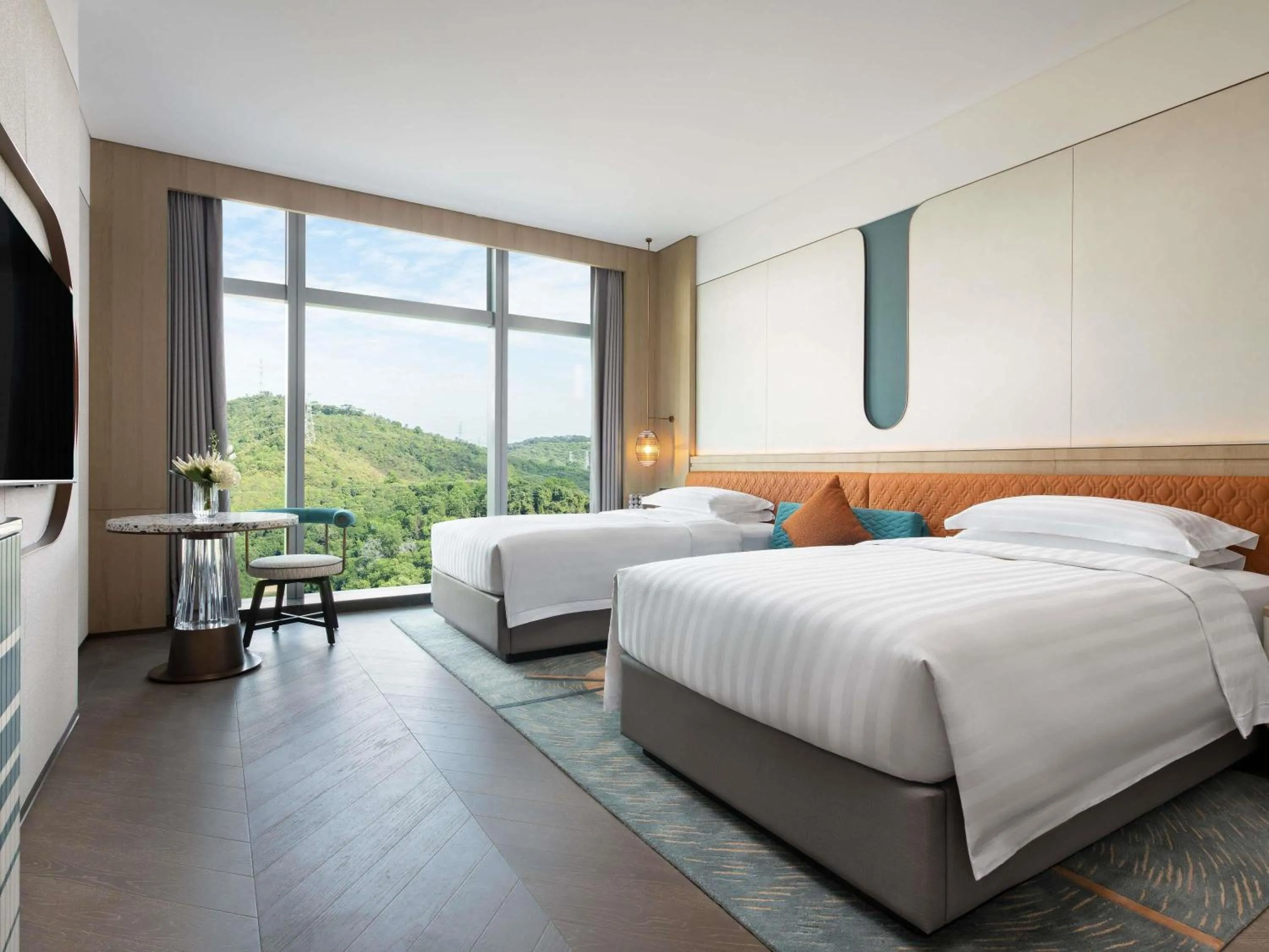 Bedroom, Bed in Fashion Town Hotel Shenzhen MGallery Collection