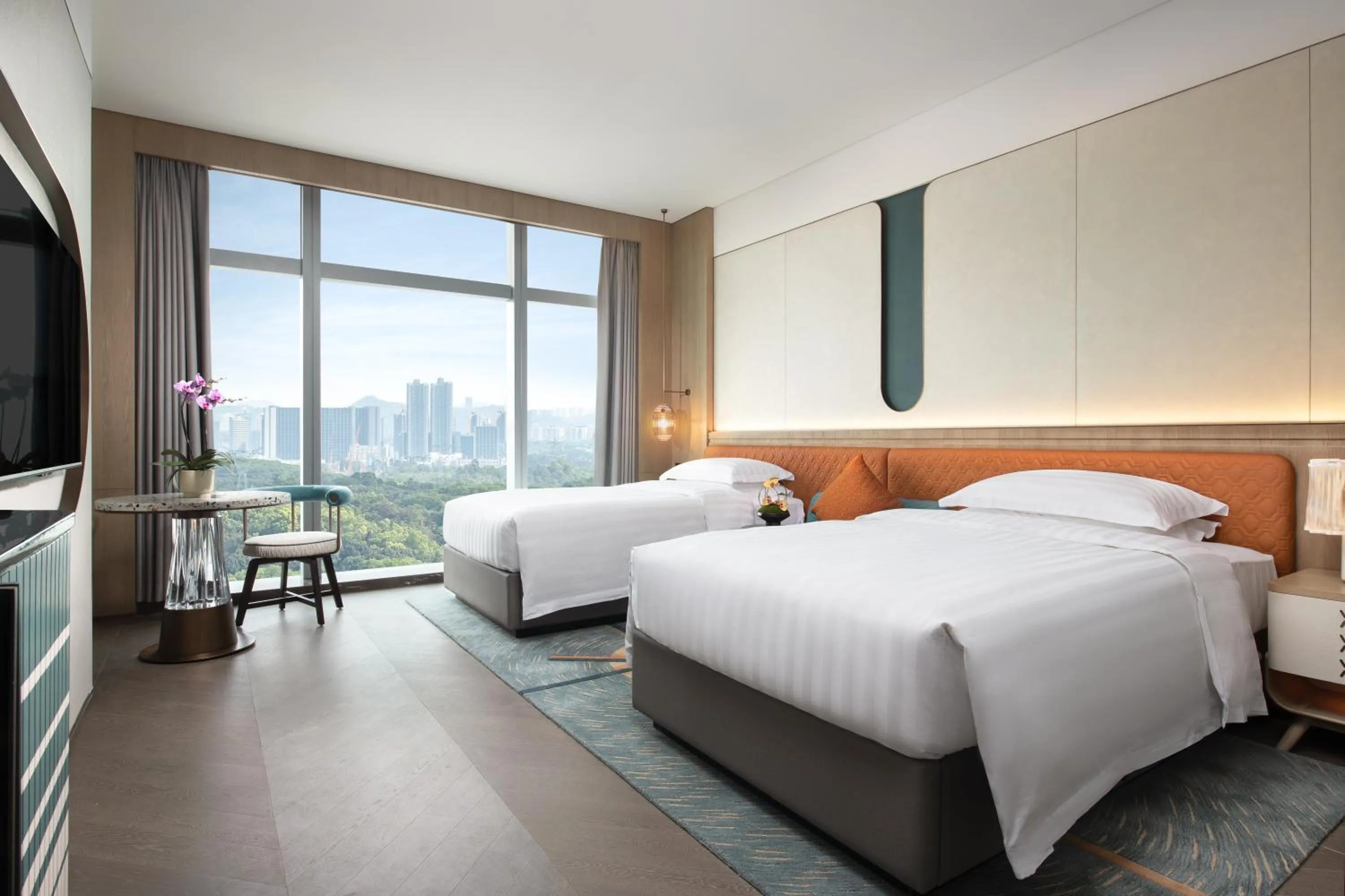 Bedroom, Bed in Fashion Town Hotel Shenzhen MGallery Collection