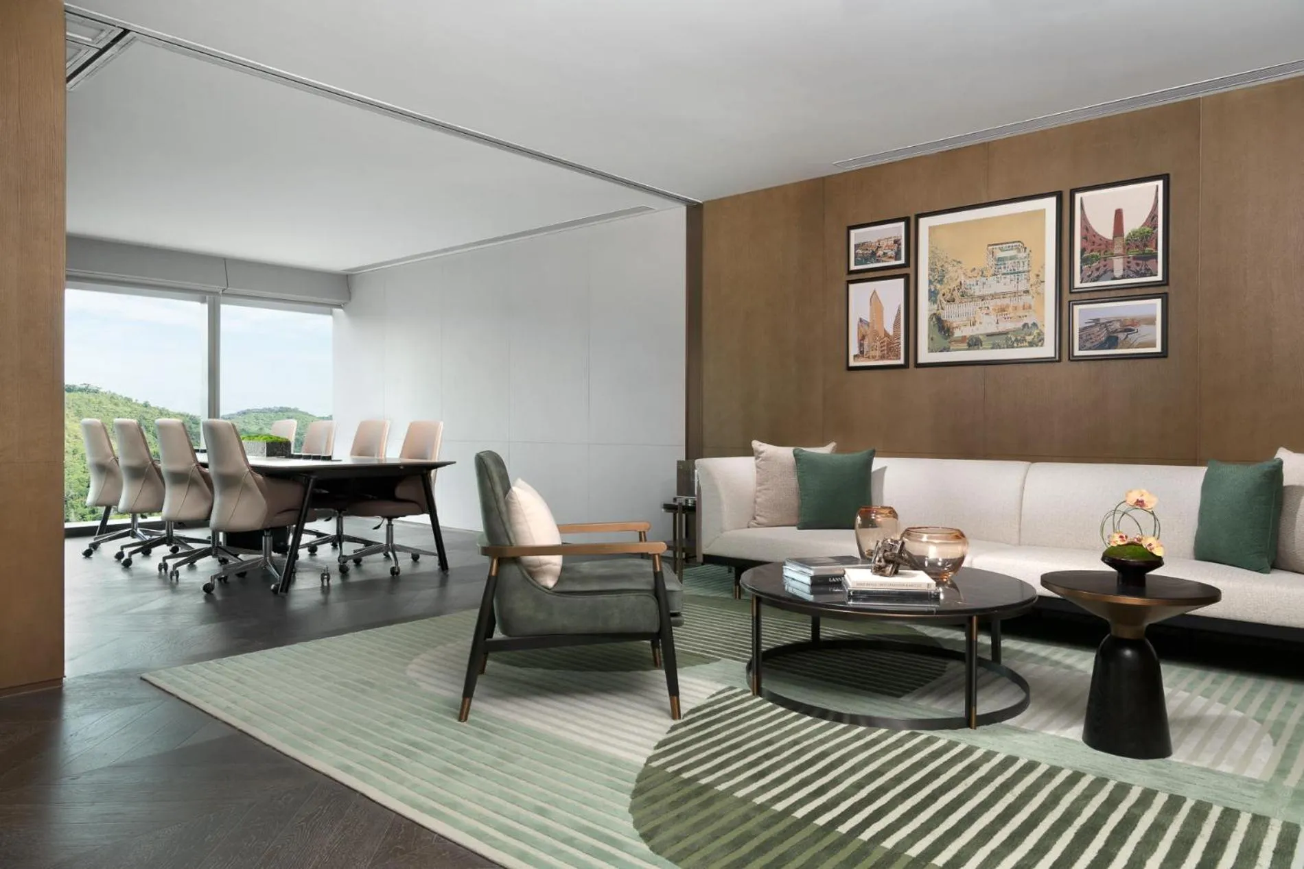 Seating area in Fashion Town Hotel Shenzhen MGallery Collection