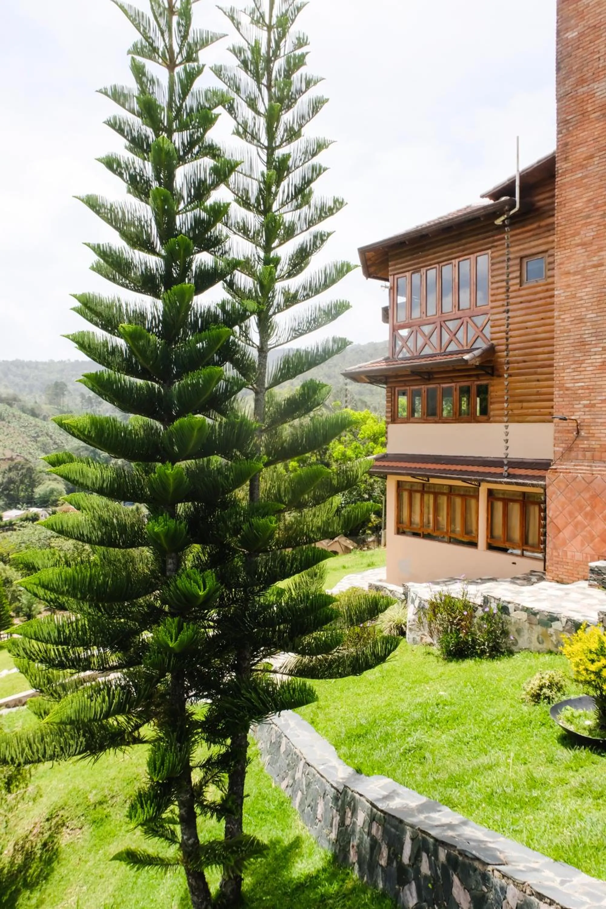 Garden view in Villas Las Neblinas