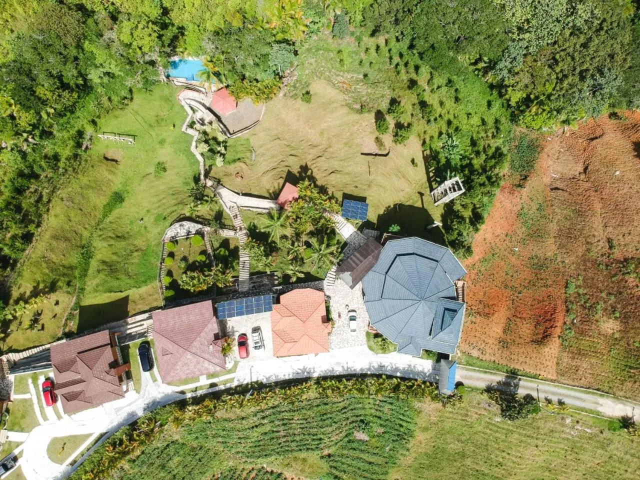 Bird's eye view in Villas Las Neblinas