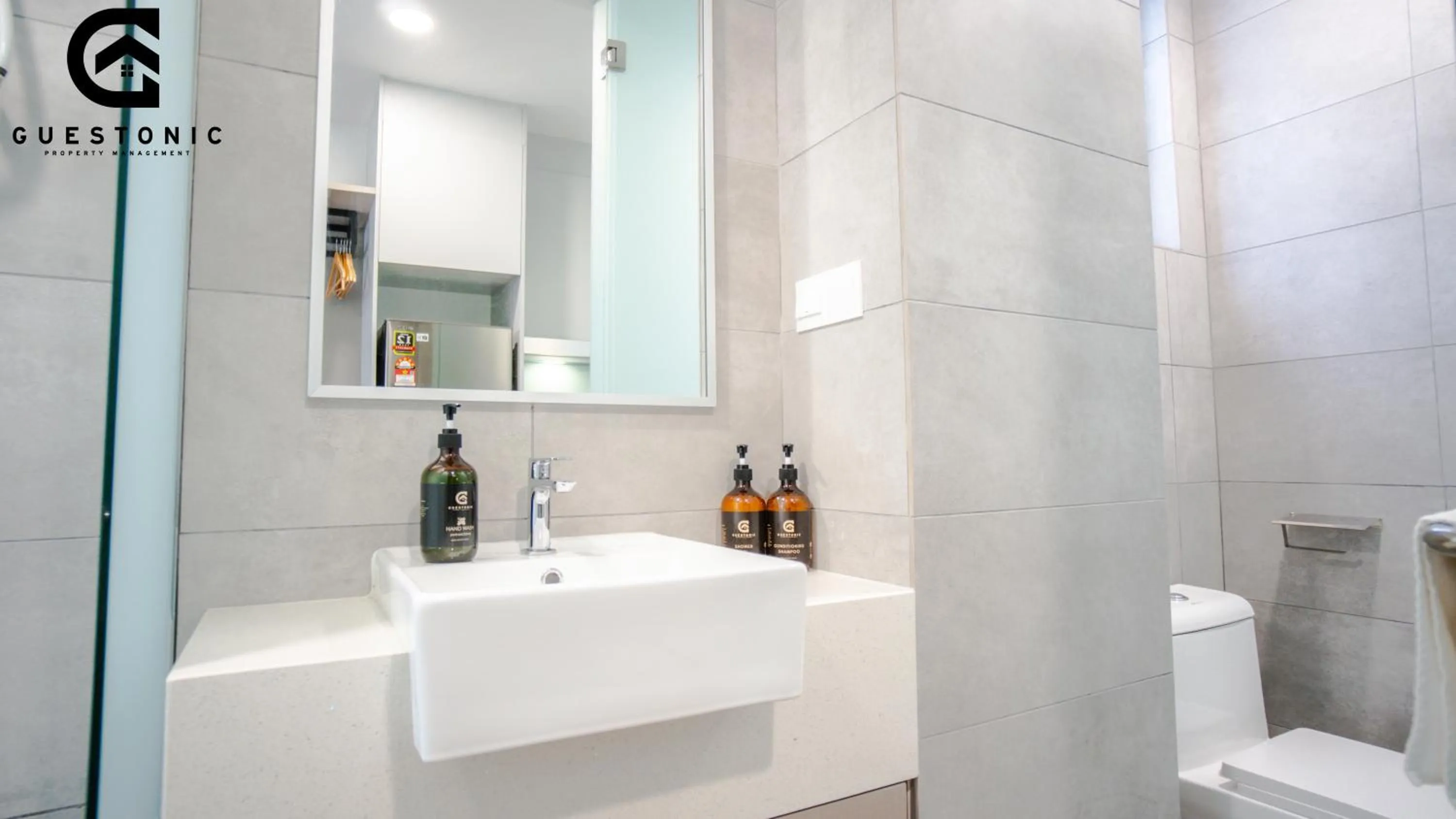 Bathroom in Riveria City KL Sentral by Guestonic