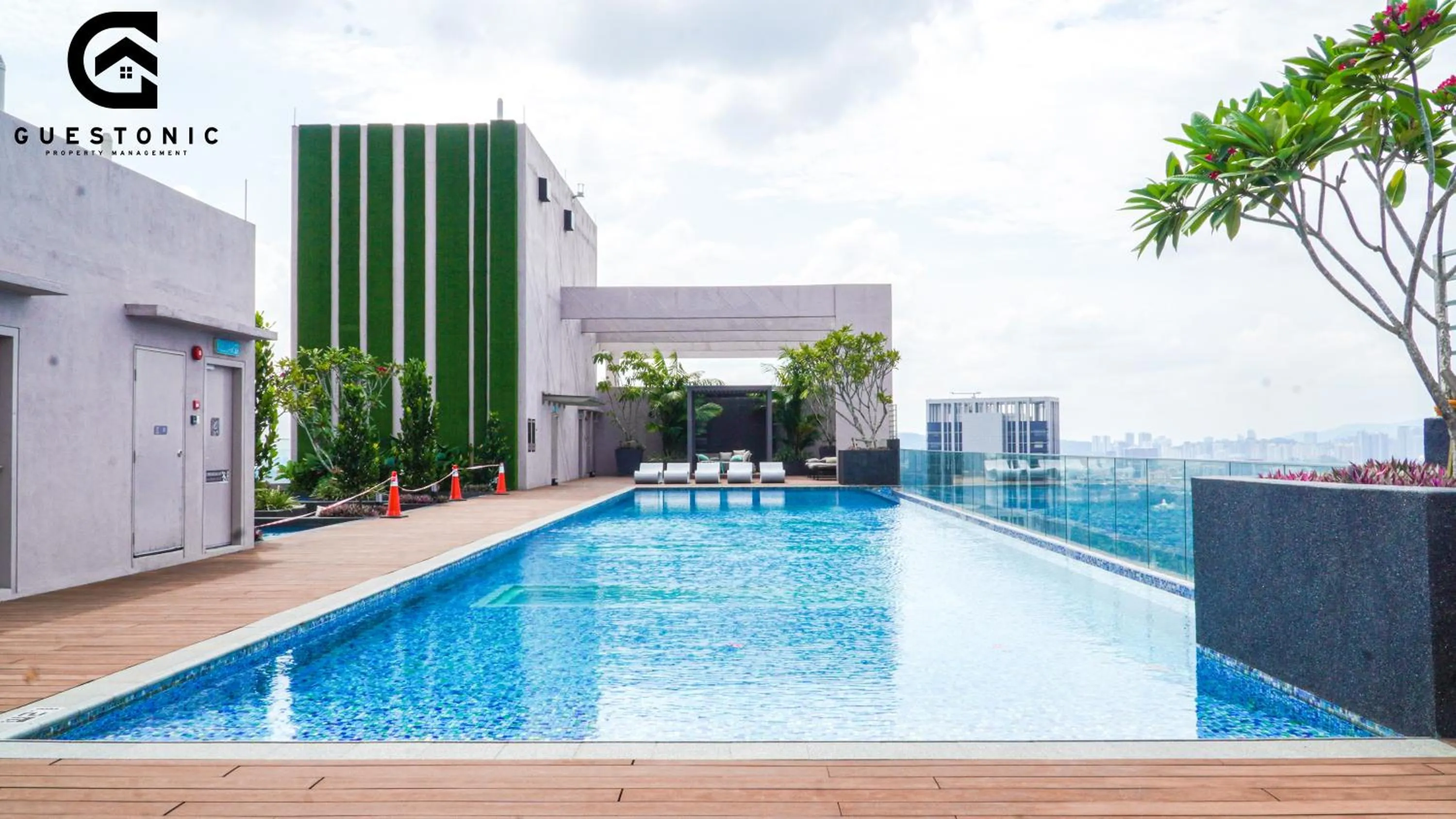 Swimming pool in Riveria City KL Sentral by Guestonic