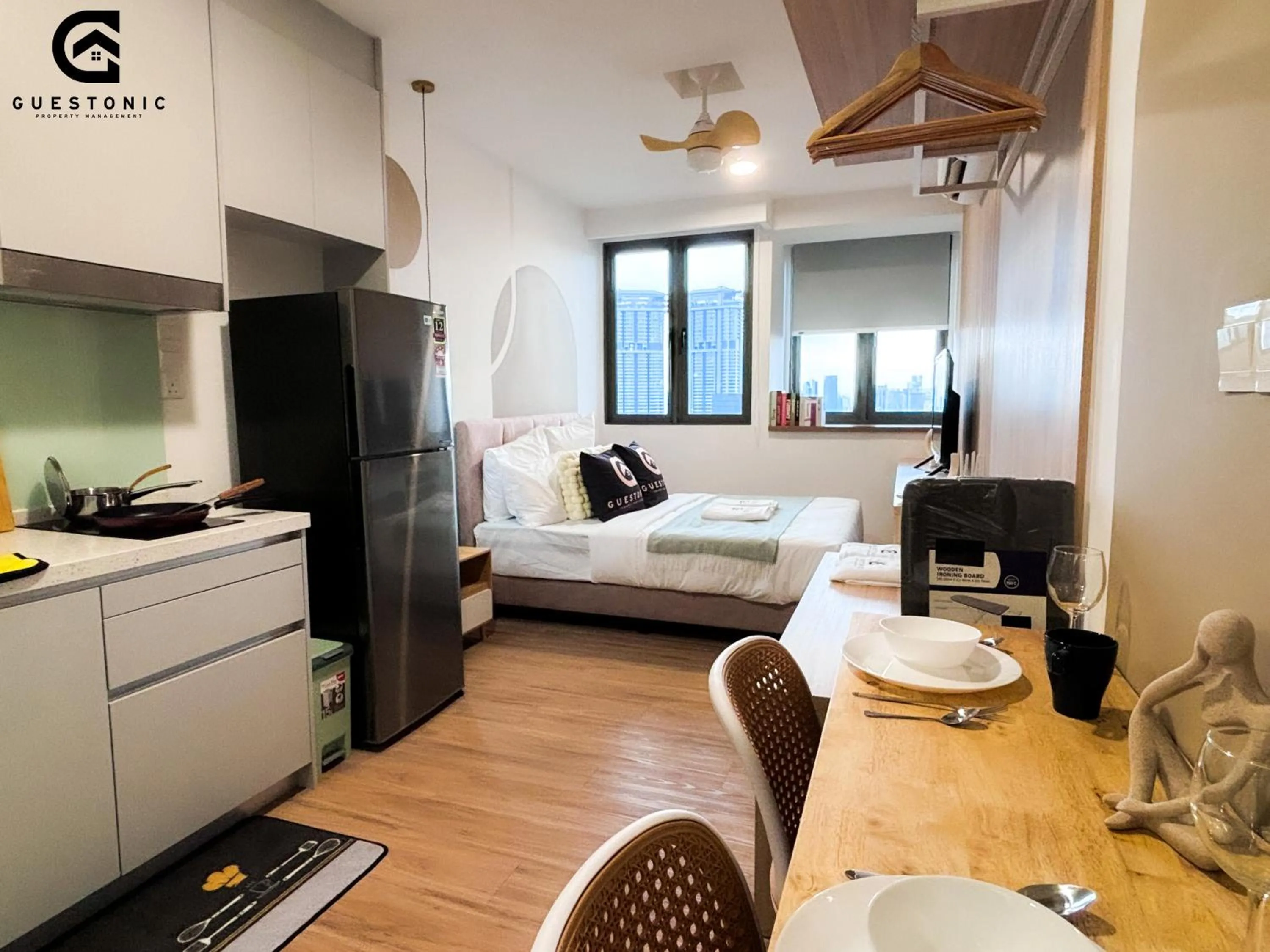 Bed in Riveria City KL Sentral by Guestonic