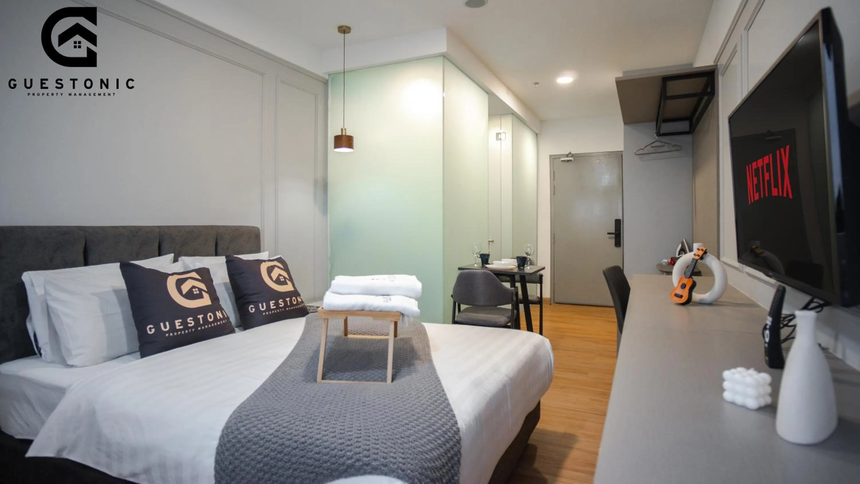 Bed in Riveria City KL Sentral by Guestonic