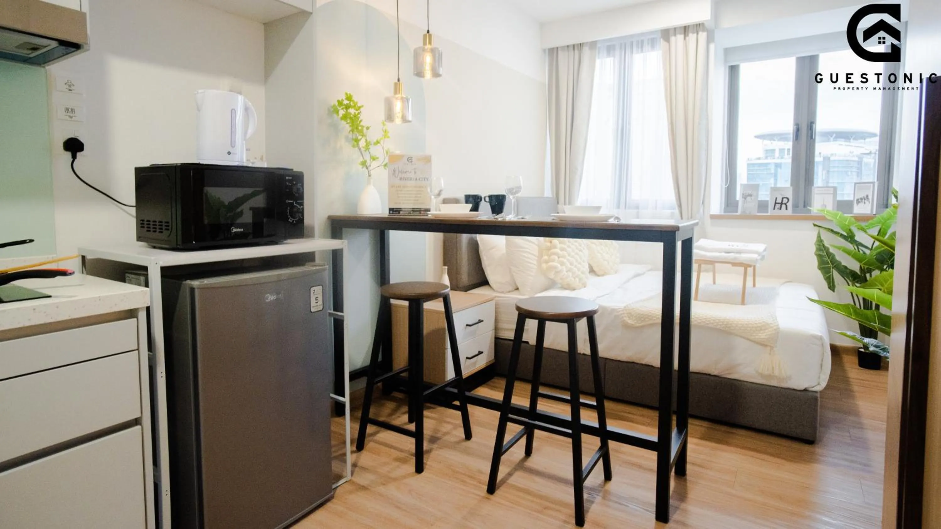 Bed in Riveria City KL Sentral by Guestonic