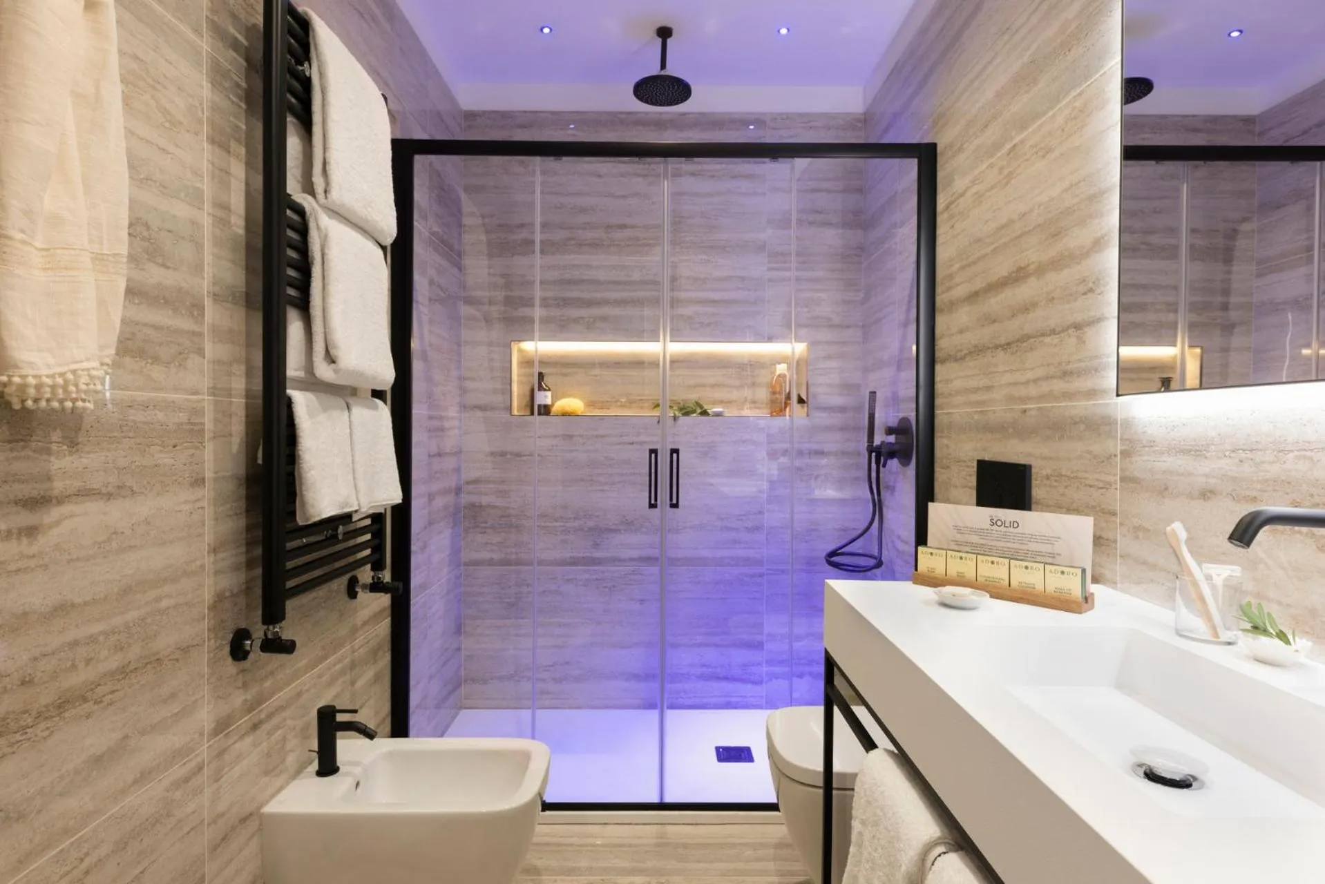 Shower in Adoro Hotel