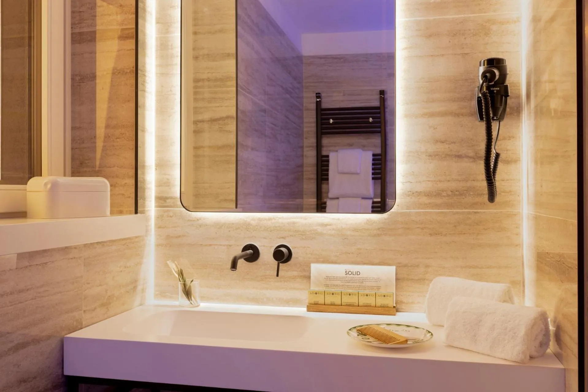 Bathroom in Adoro Hotel