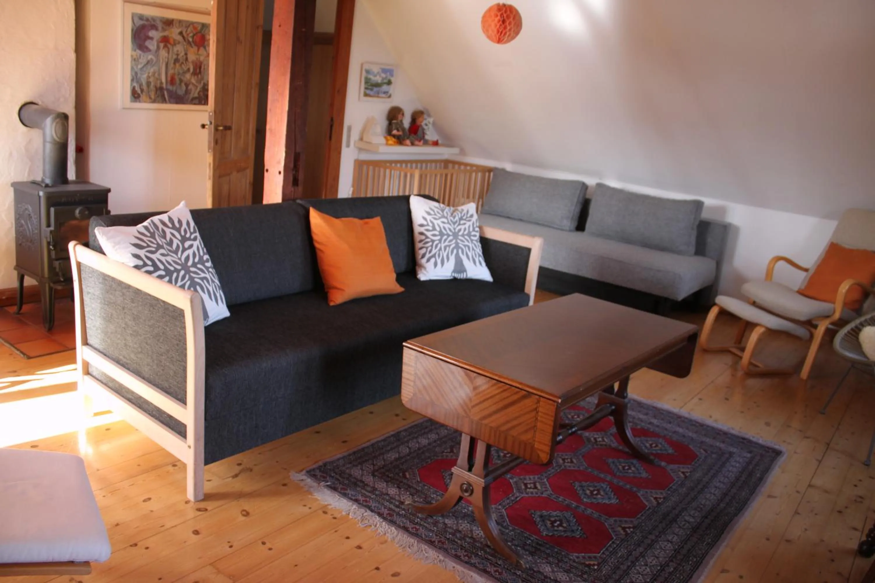 Seating area in Borup Bed & Breakfast