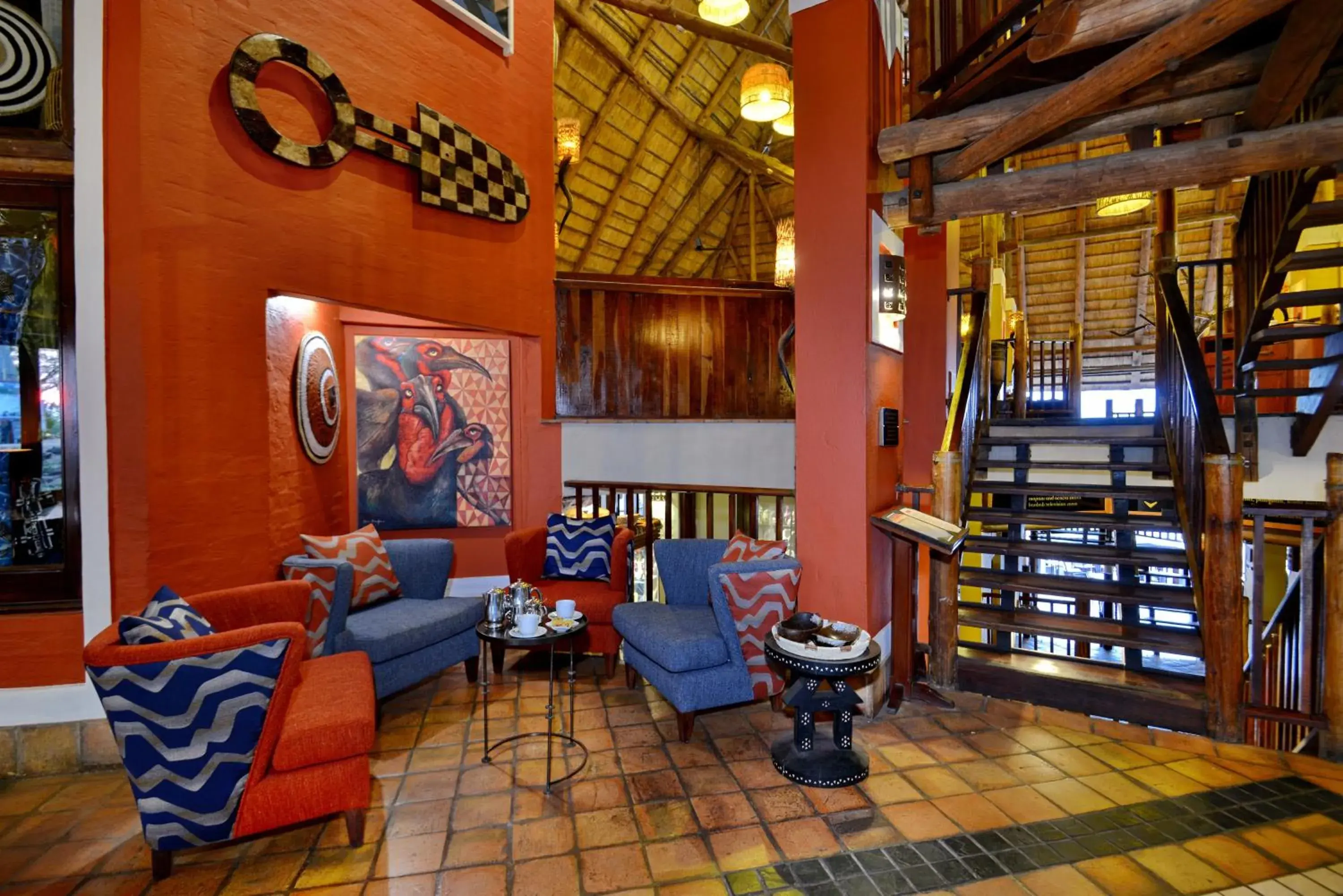 Lobby or reception in Victoria Falls Safari Lodge Lobby or reception in Victoria Falls Safari Lodge