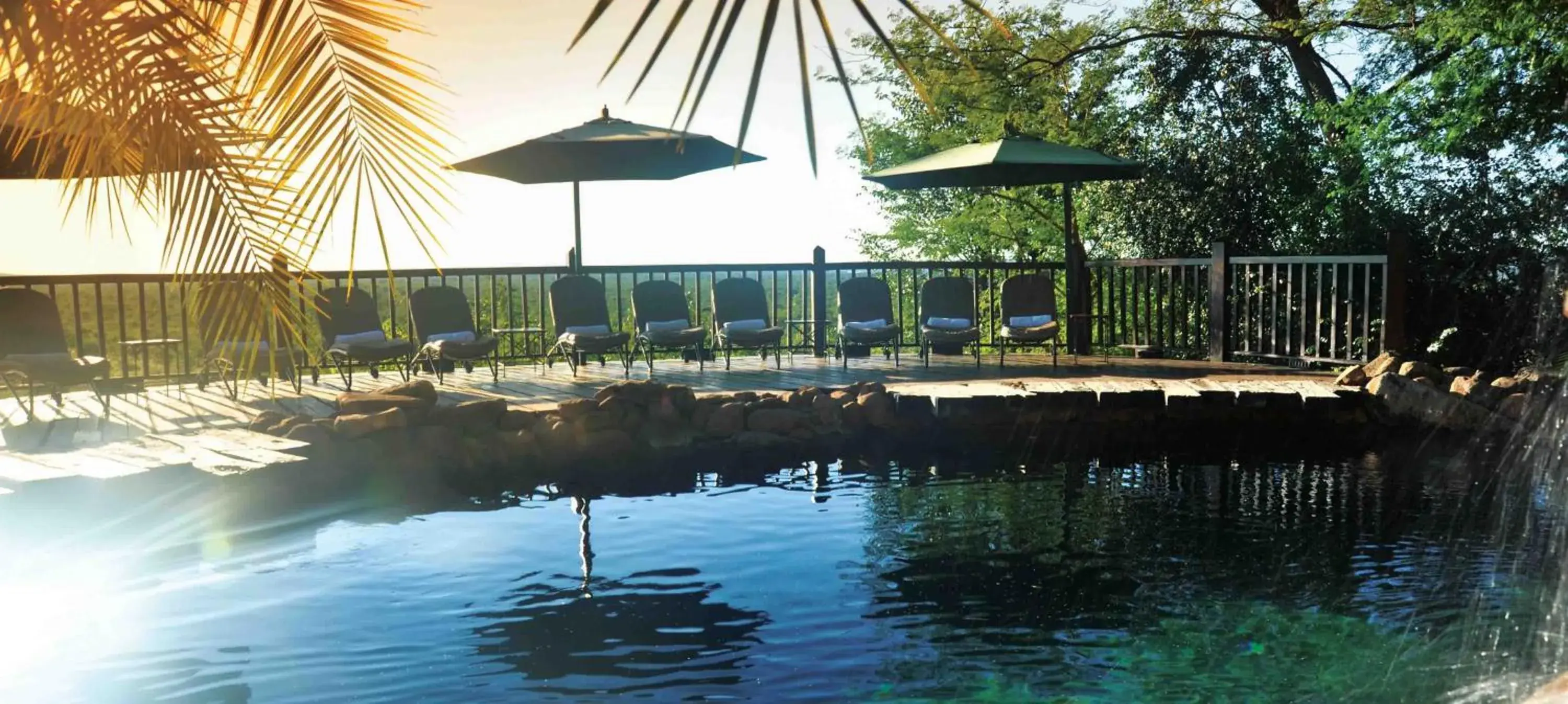 Swimming pool in Victoria Falls Safari Lodge Swimming pool in Victoria Falls Safari Lodge