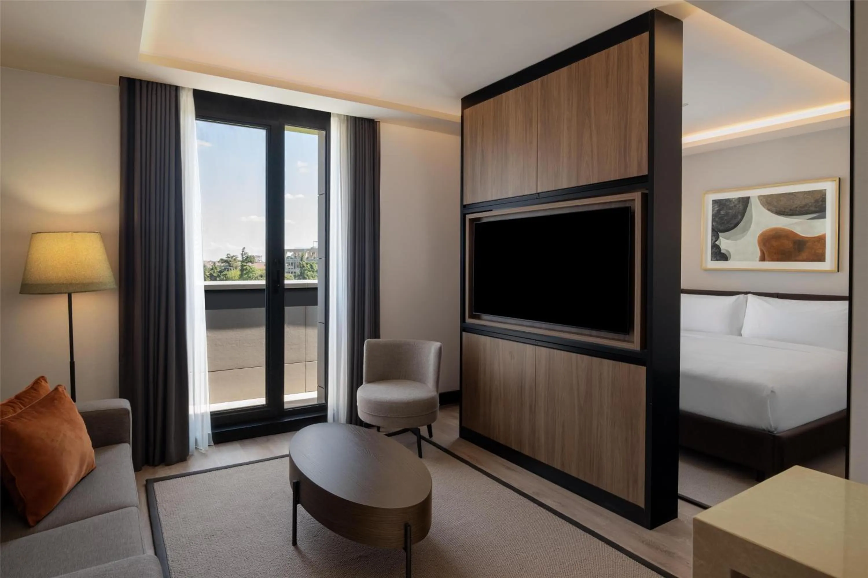 Living room, Bed in Altunizade Suites Istanbul, Curio Collection By Hilton