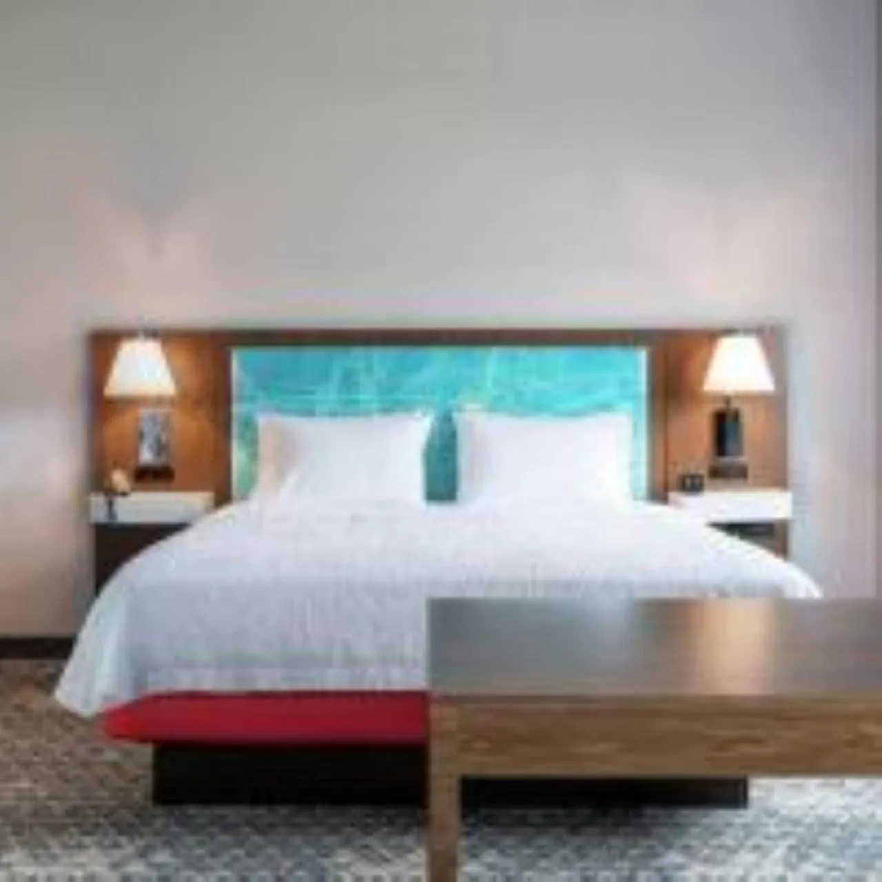 Bedroom, Bed in Hampton Inn Evergreen