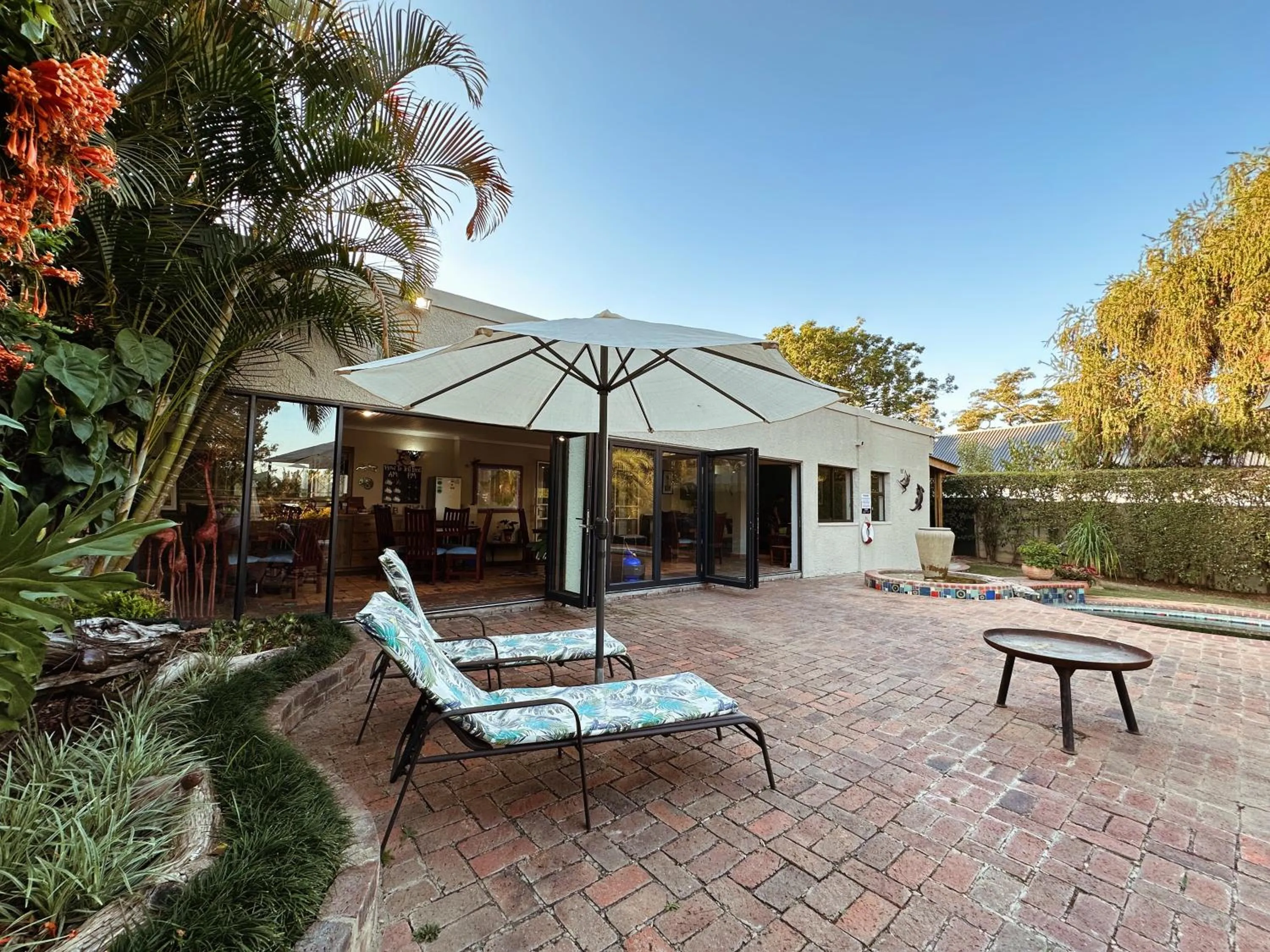 Patio in Malcolm Lodge