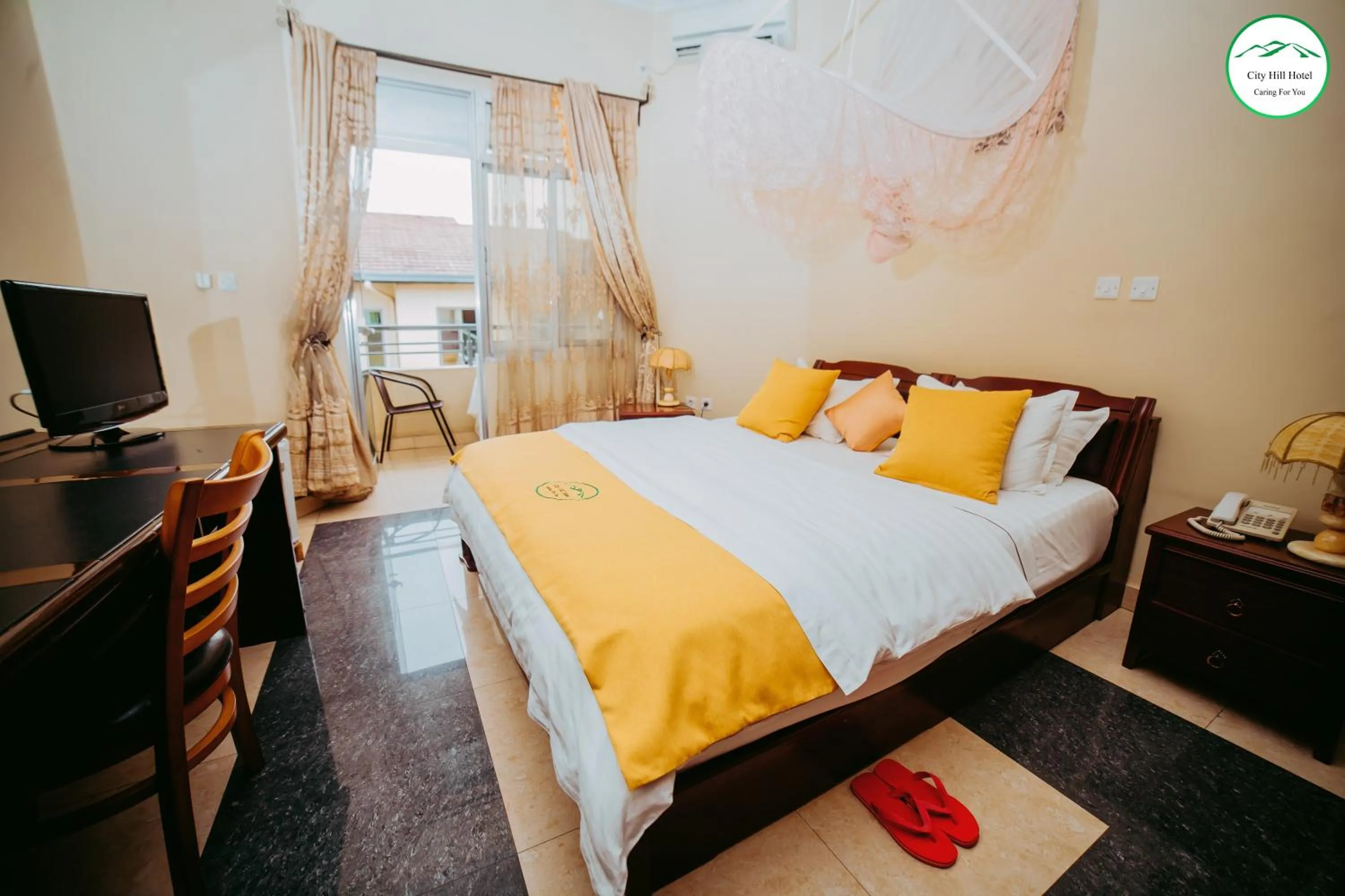 Bed in City Hill Hotel