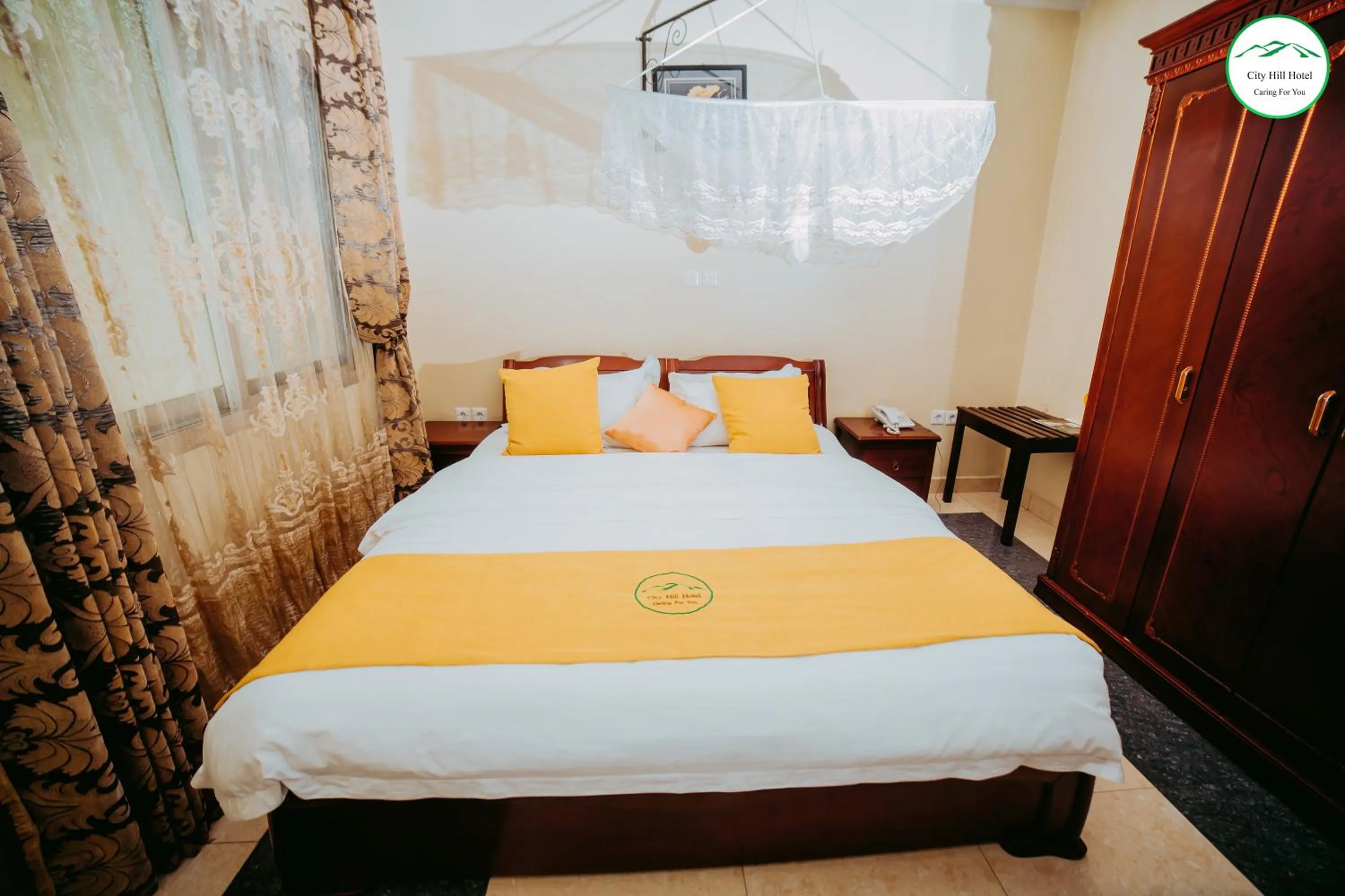 Bed in City Hill Hotel