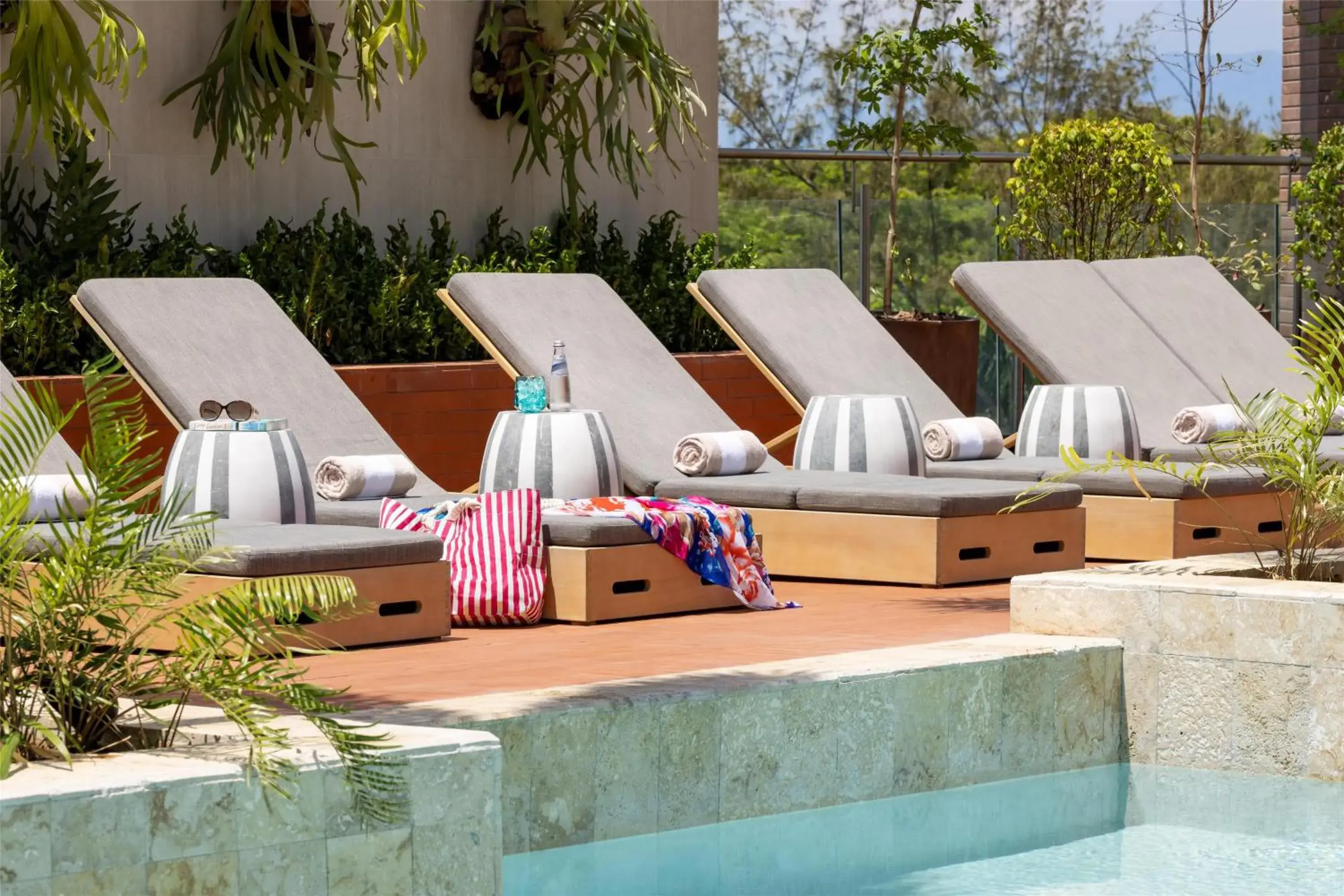 Pool view in Hotel Santiago, Curio Collection By Hilton Pool view in Hotel Santiago, Curio Collection By Hilton