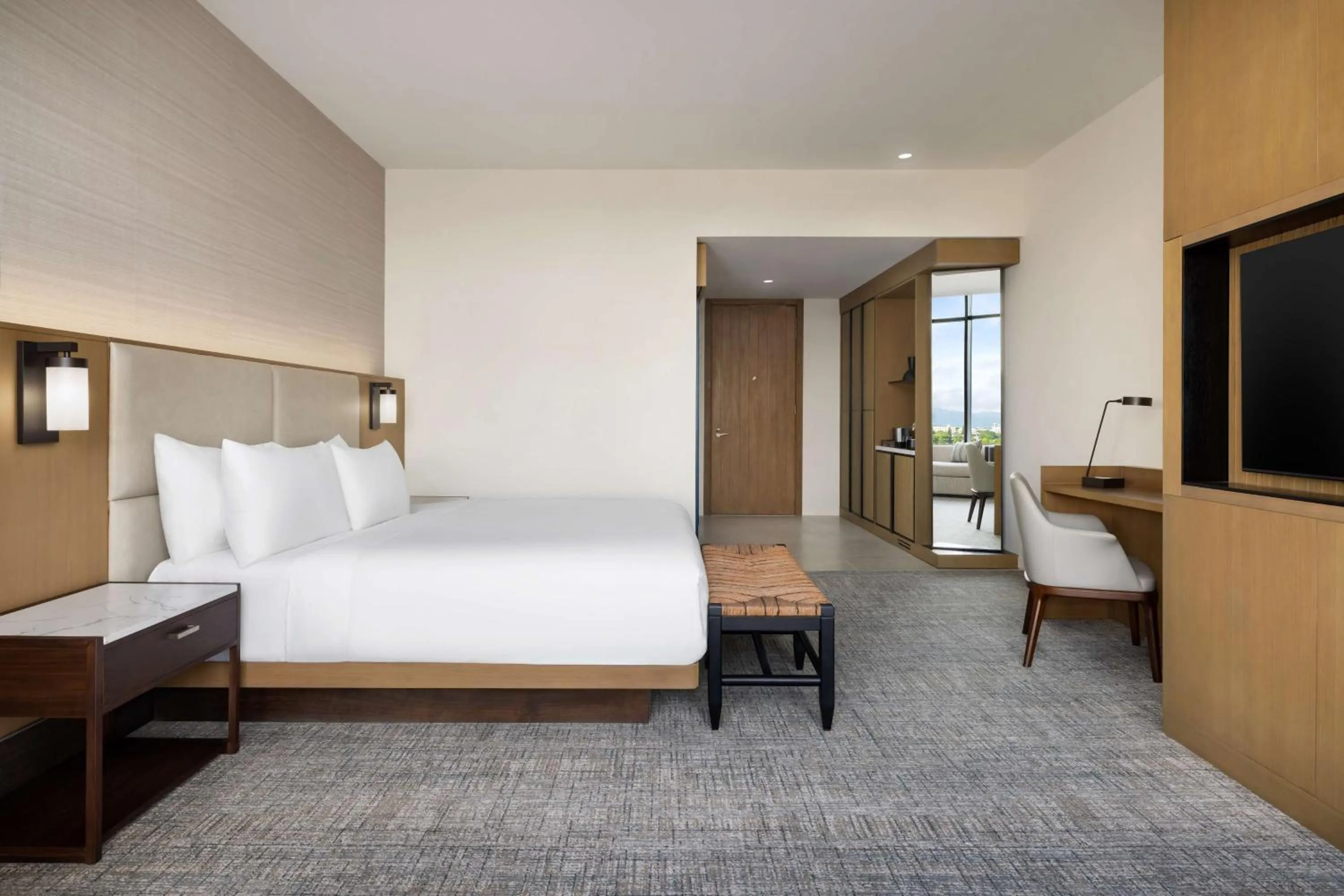 Bedroom, Bed in Hotel Santiago, Curio Collection By Hilton