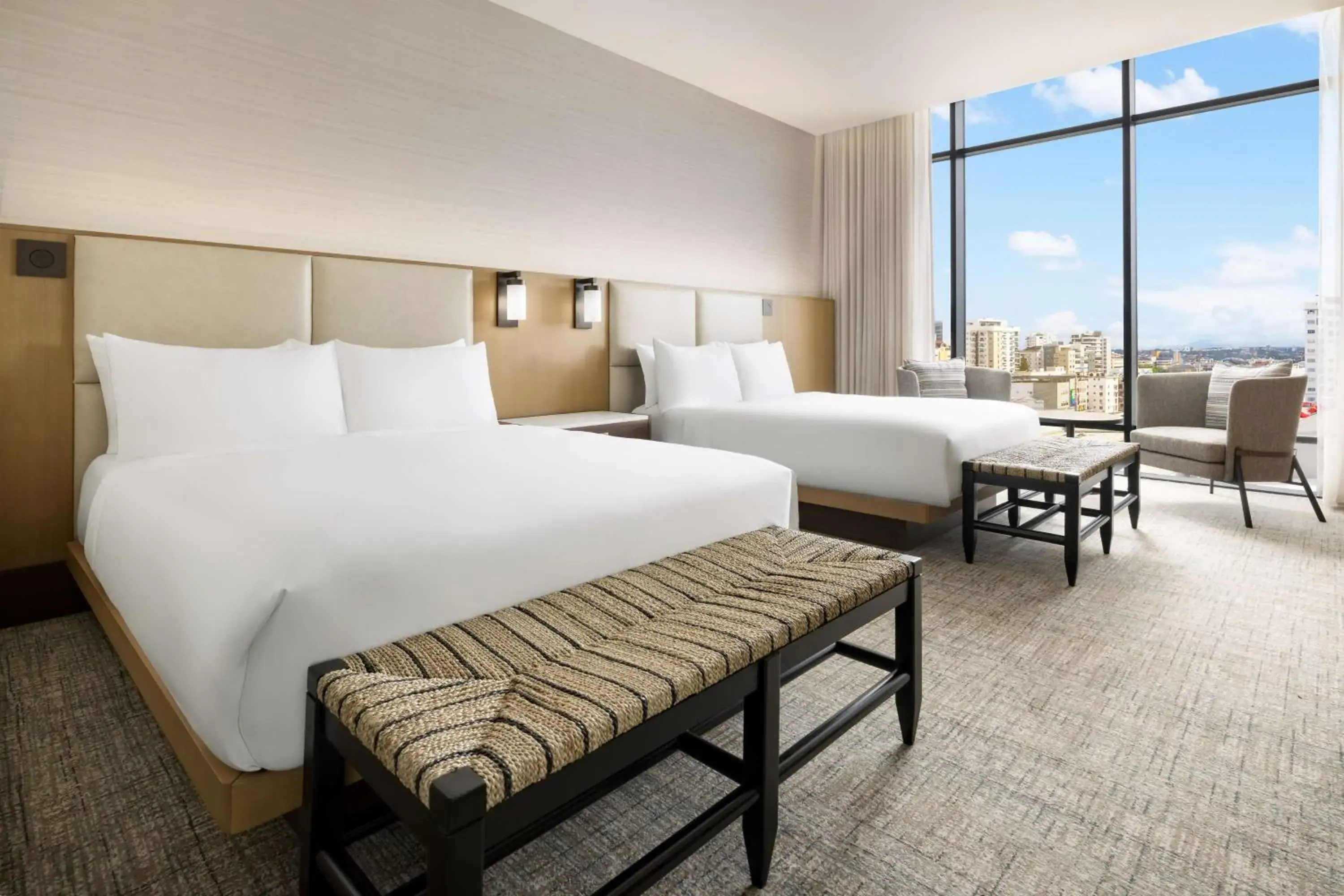 Queen Room with Two Queen Beds and City View in Hotel Santiago, Curio Collection By Hilton Queen Room with Two Queen Beds and City View in Hotel Santiago, Curio Collection By Hilton