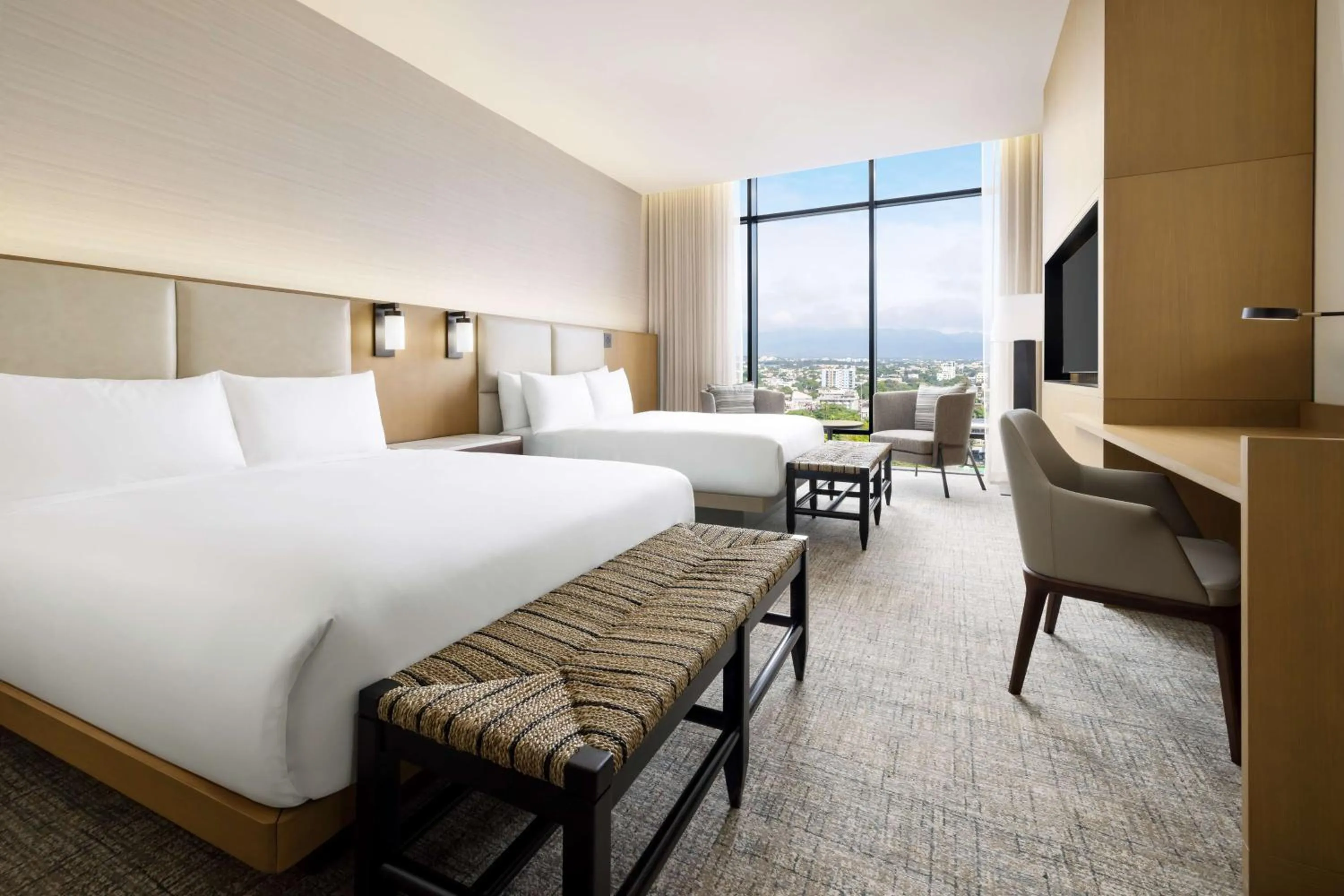 Bedroom, Bed in Hotel Santiago, Curio Collection By Hilton